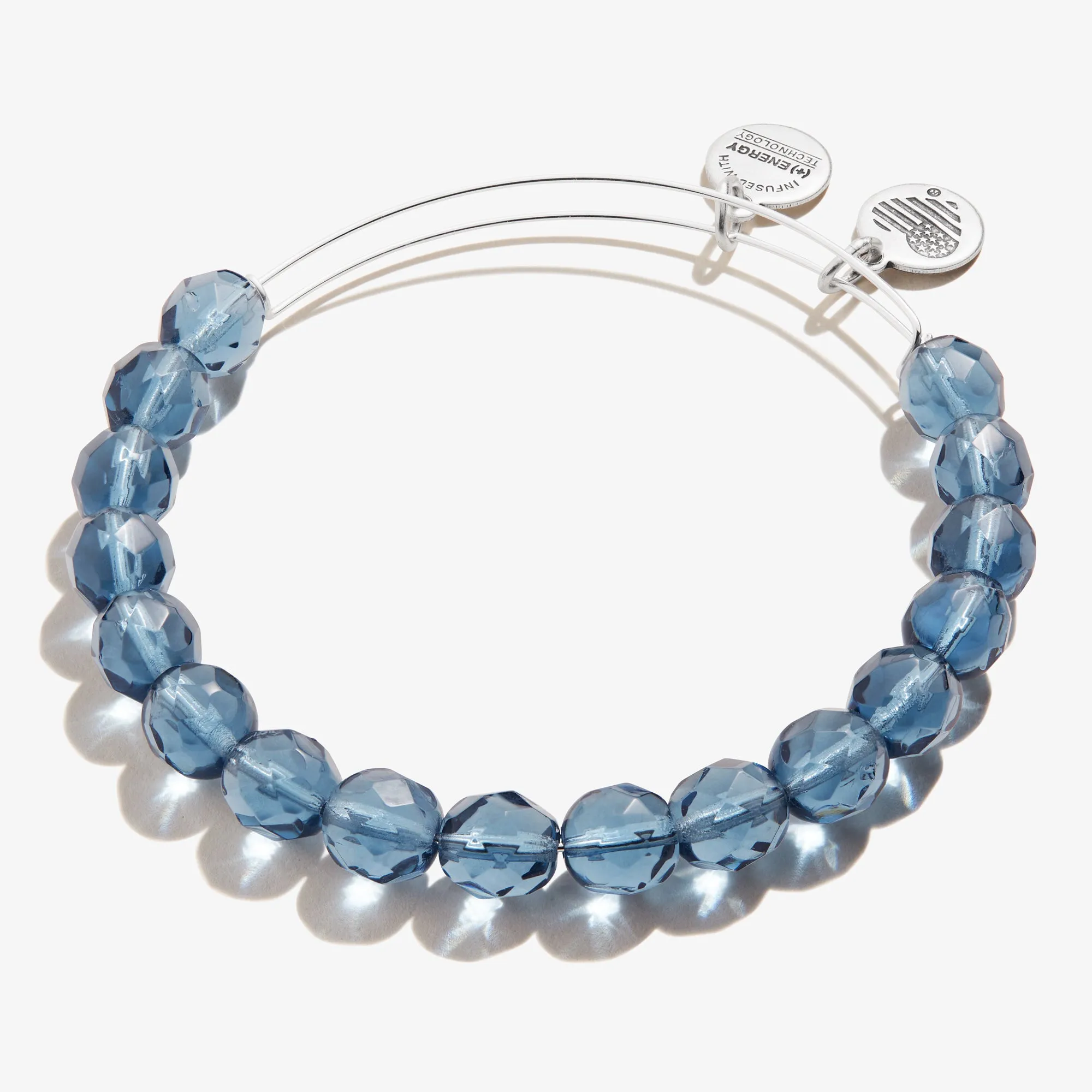 Sky Blue Beaded Bangle sold by Alex and Ani