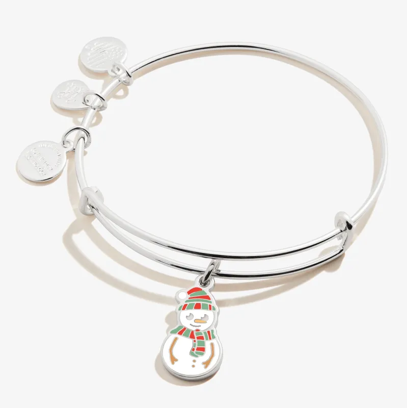 Snowman Holiday Charm Bangle sold by Alex and Ani