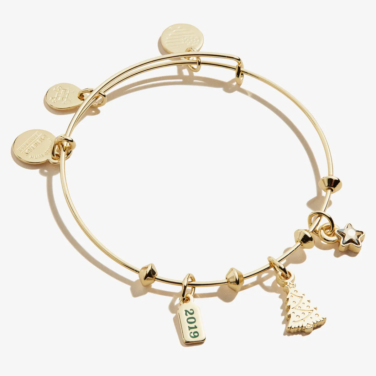 2019 Tree and Star Charm Bangle sold by Alex and Ani