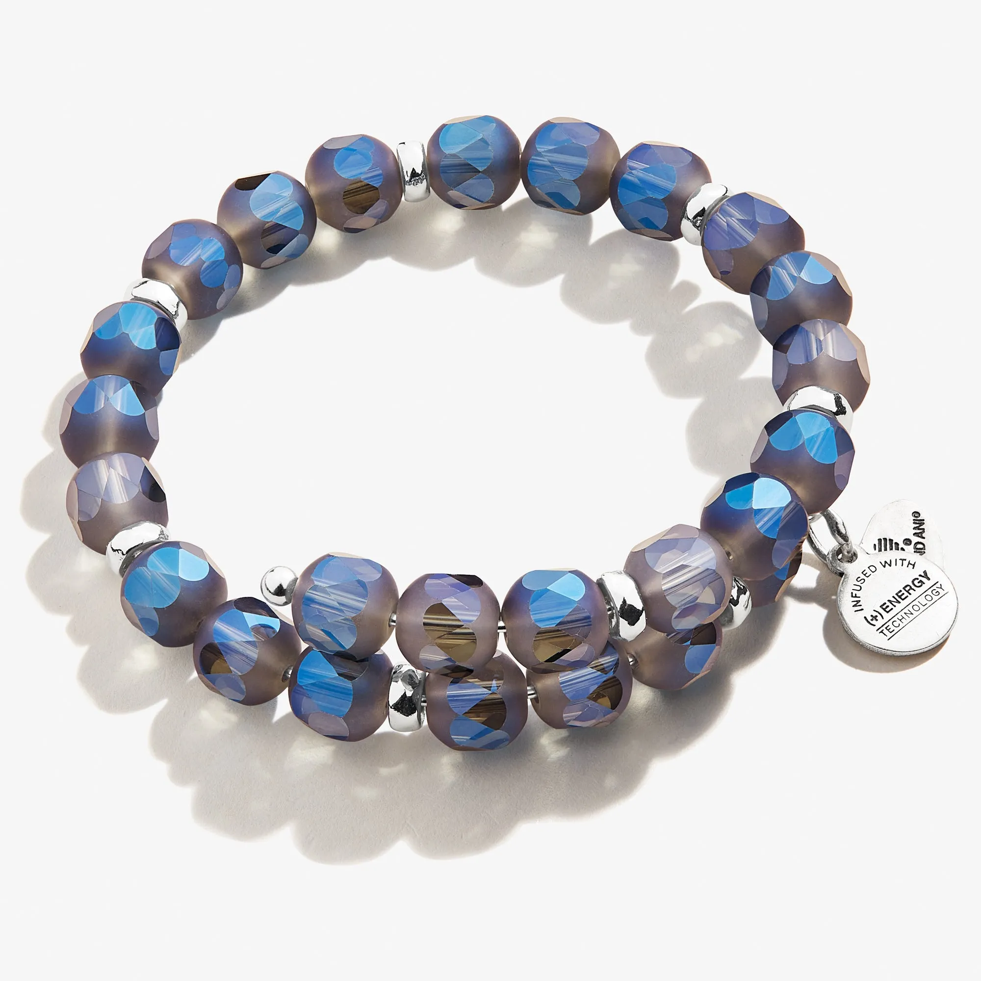 Nova Ocean Blue Beaded Wrap Bracelet sold by Alex and Ani