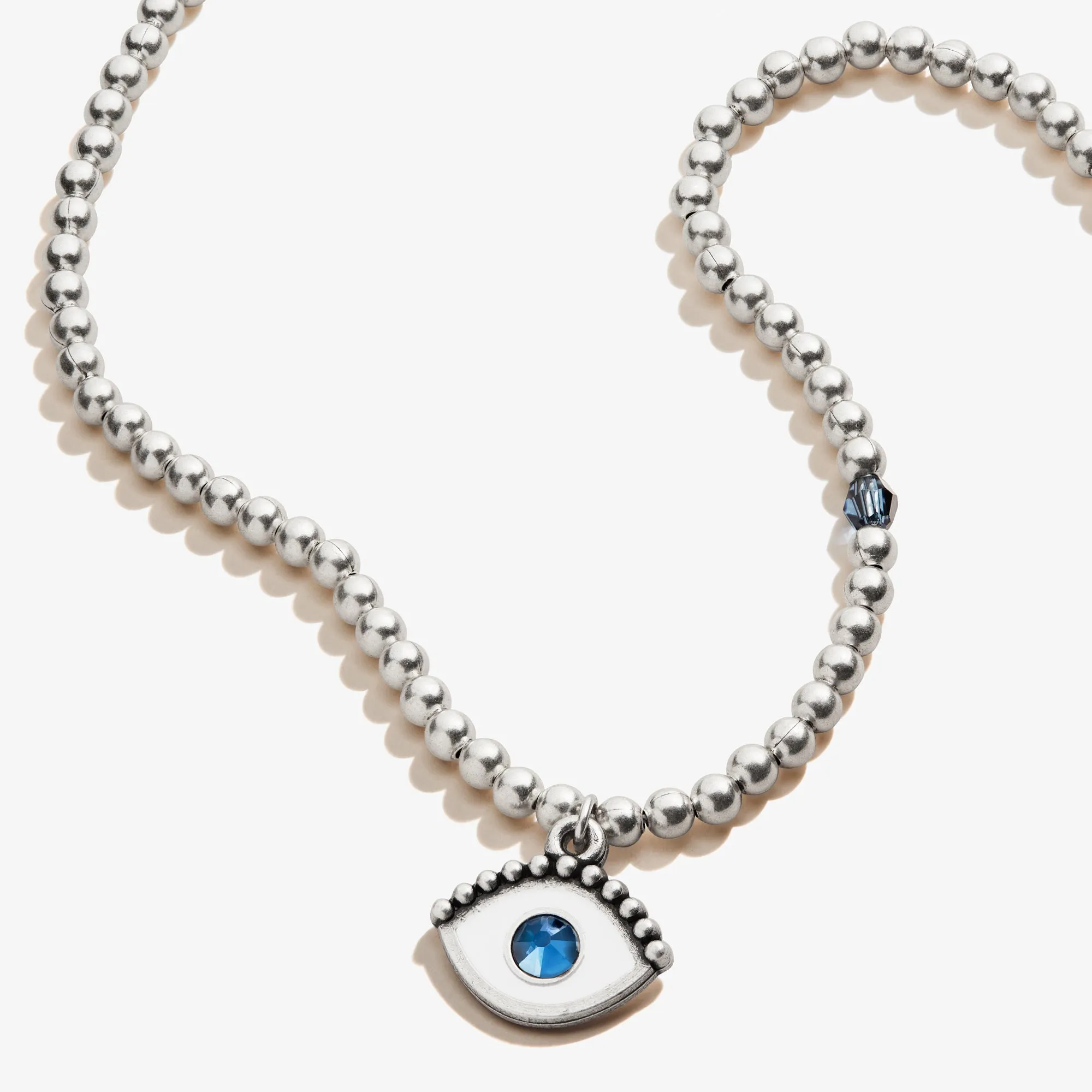 Evil Eye Crystal Charm Beaded Necklace sold by Alex and Ani