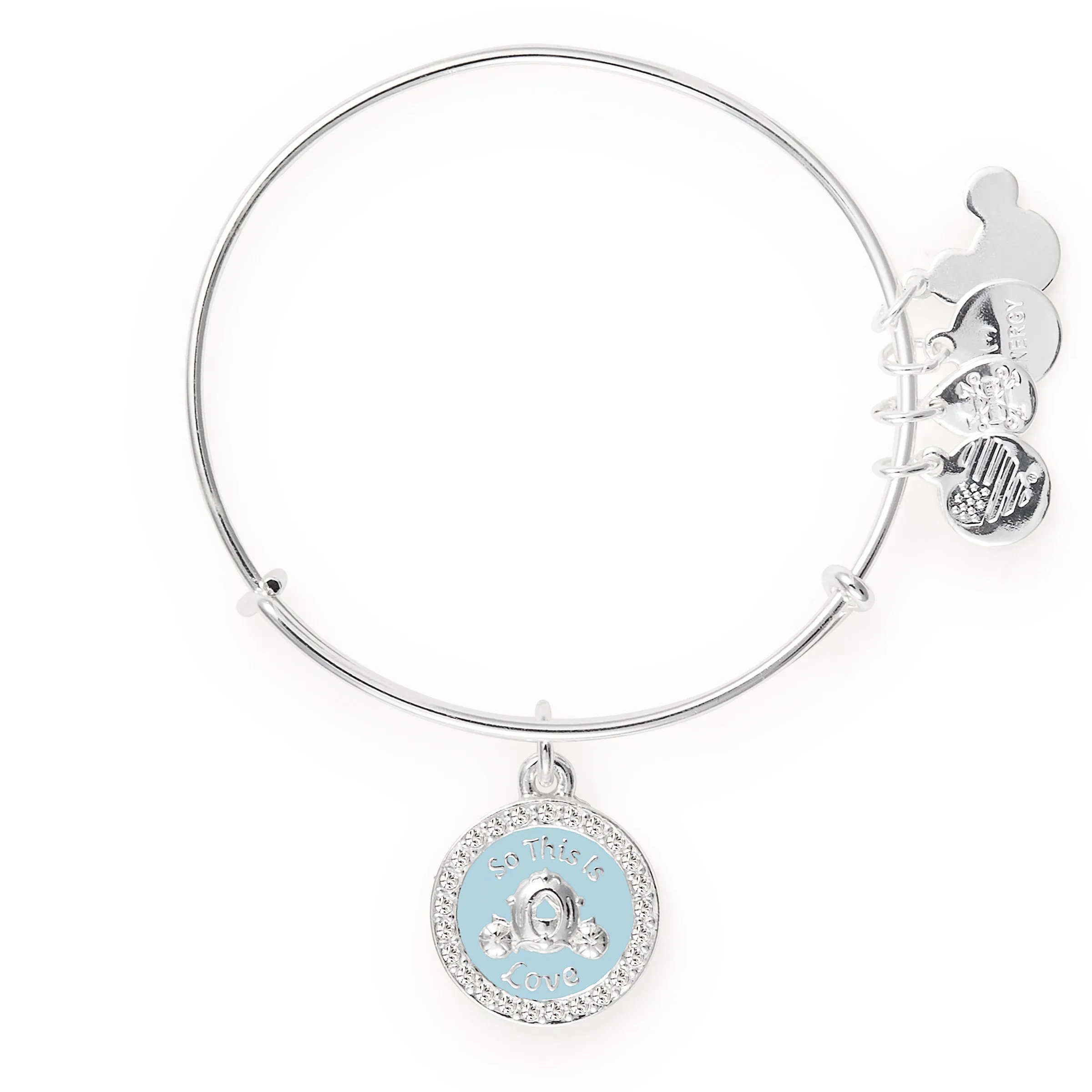 Disney® Cinderella "So This Is Love" Bridal Charm Bangle sold by Alex and Ani product image thumbnail 2
