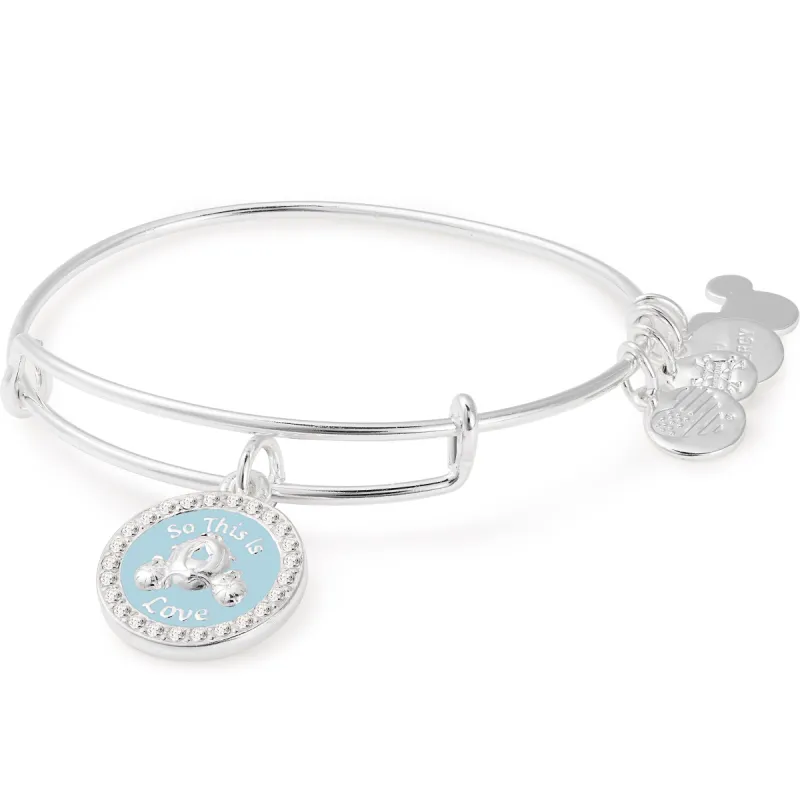 Disney® Cinderella "So This Is Love" Bridal Charm Bangle sold by Alex and Ani