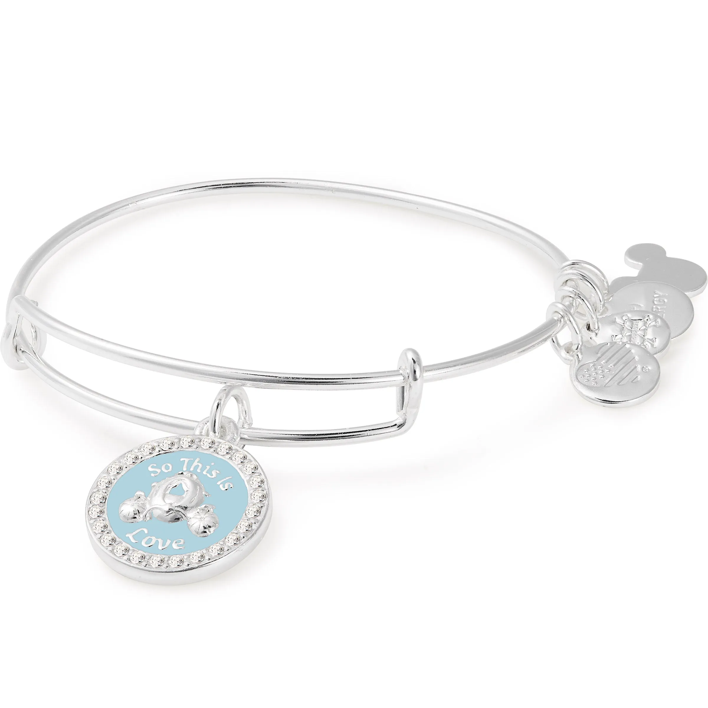 Disney® Cinderella "So This Is Love" Bridal Charm Bangle sold by Alex and Ani