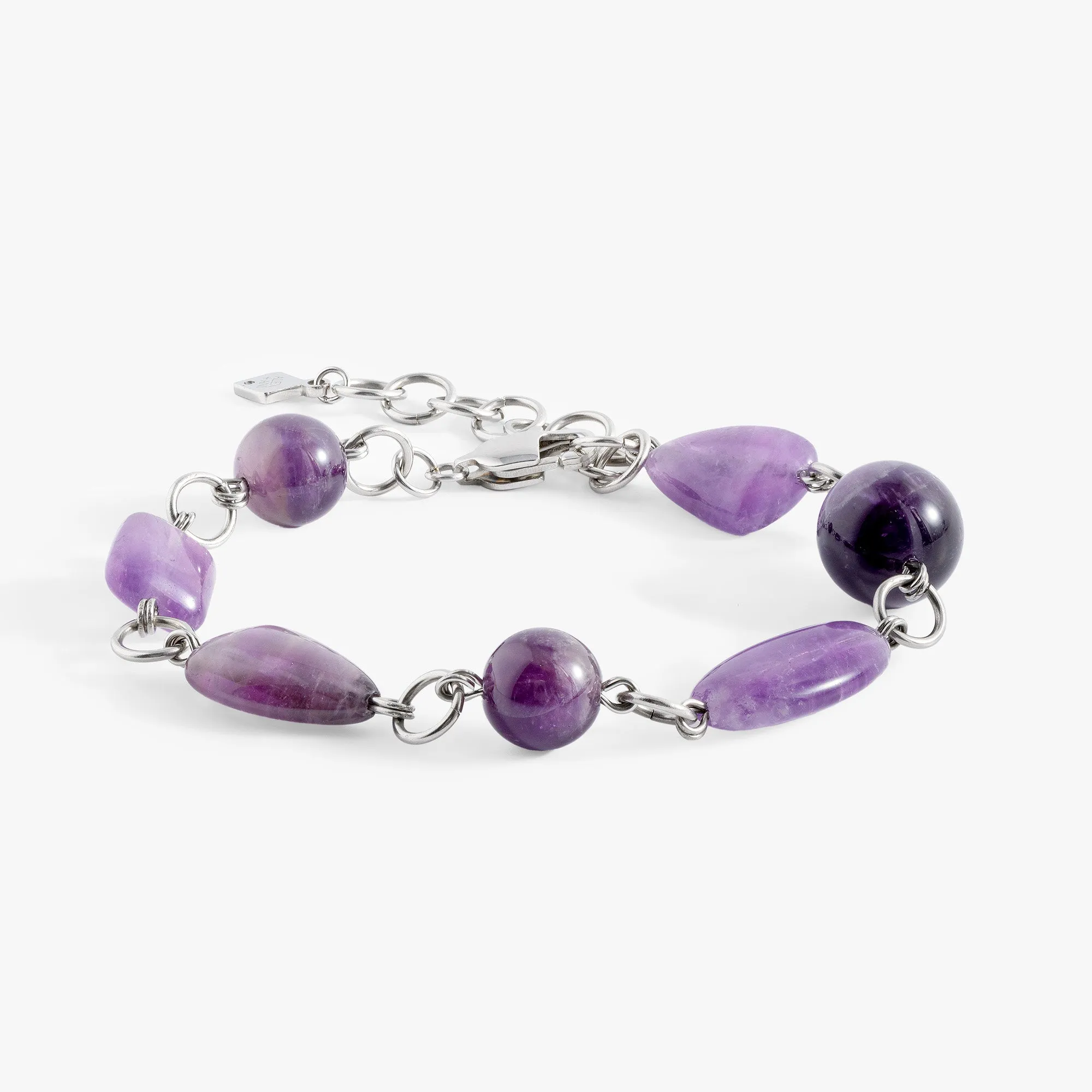 Amethyst Organic Gemstone Bracelet sold by Alex and Ani