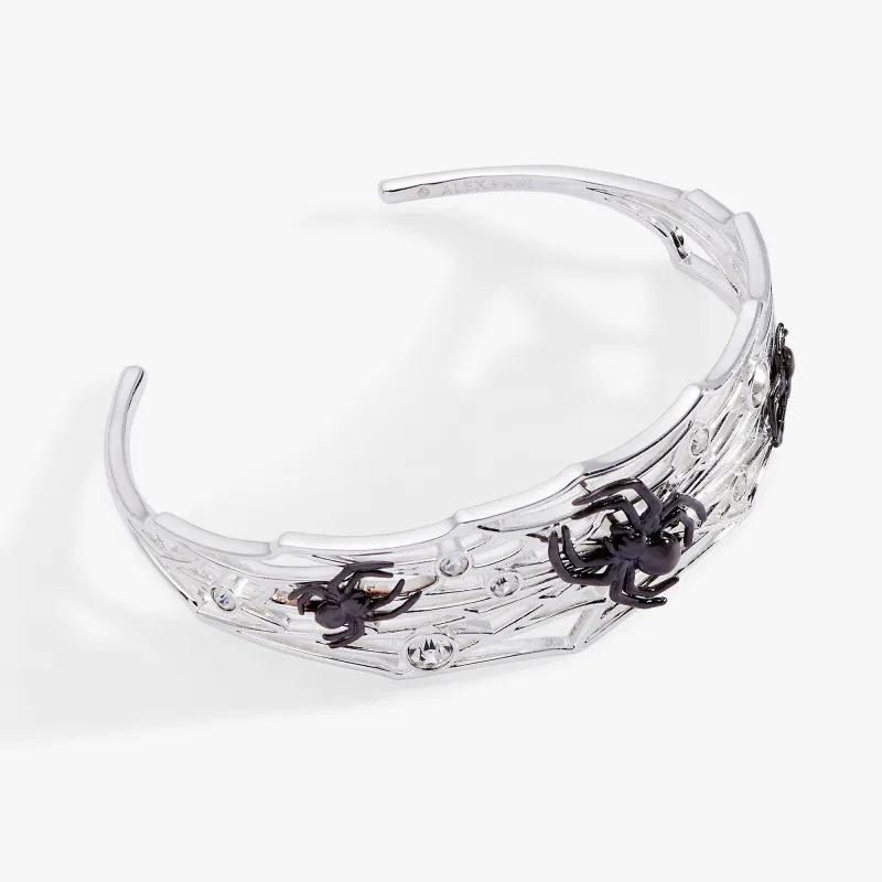 Glow in the Dark Spider Web Cuff sold by Alex and Ani