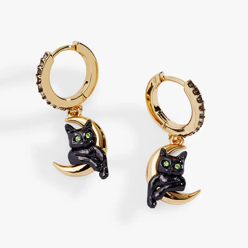 Celestial Cat Huggie Earring sold by Alex and Ani