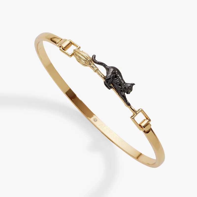 Celestial Cat Tension Bangle sold by Alex and Ani