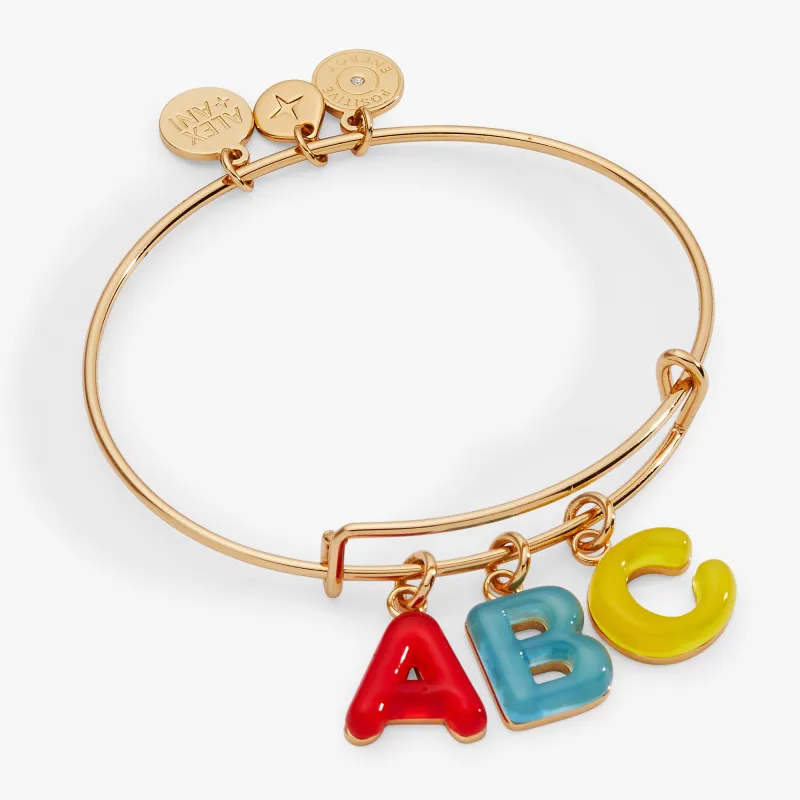 ABC Charm Bangle made by Alex and Ani