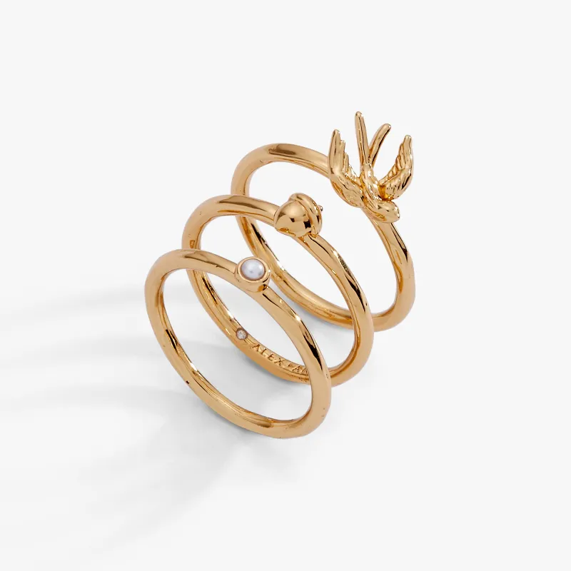 Woodland Stacking Ring Set of 3 sold by Alex and Ani