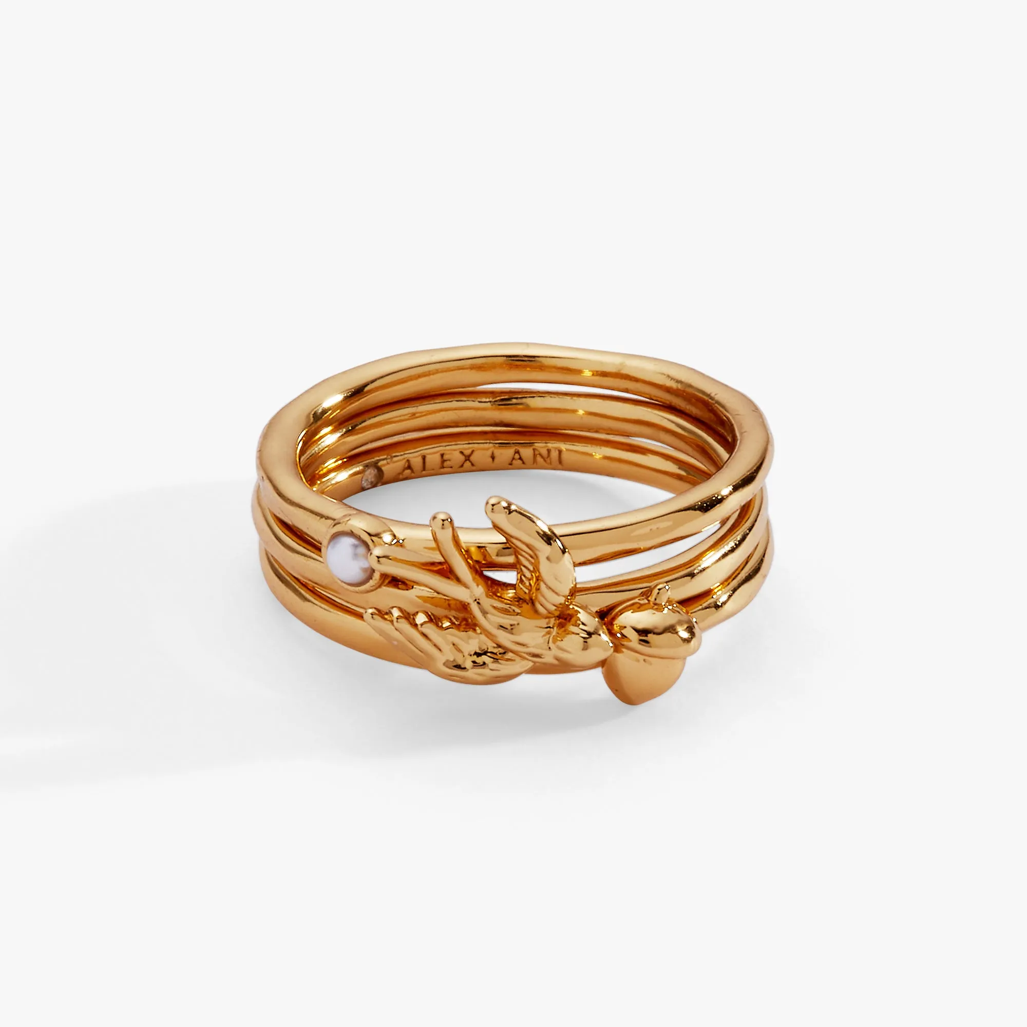 Woodland Stacking Ring Set of 3 sold by Alex and Ani product image thumbnail 3