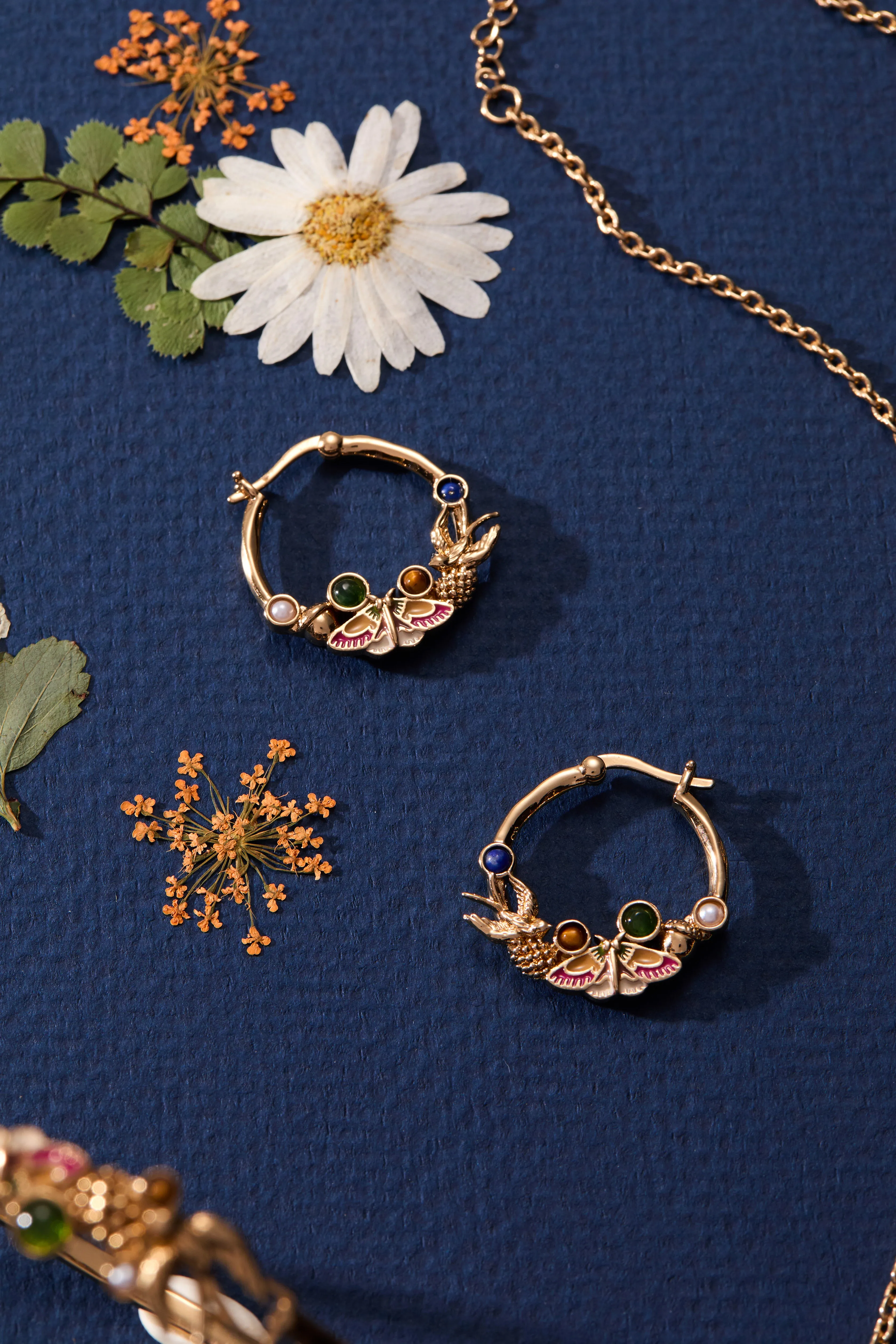 Woodland Gemstone Hoop Earrings sold by Alex and Ani product image thumbnail 3