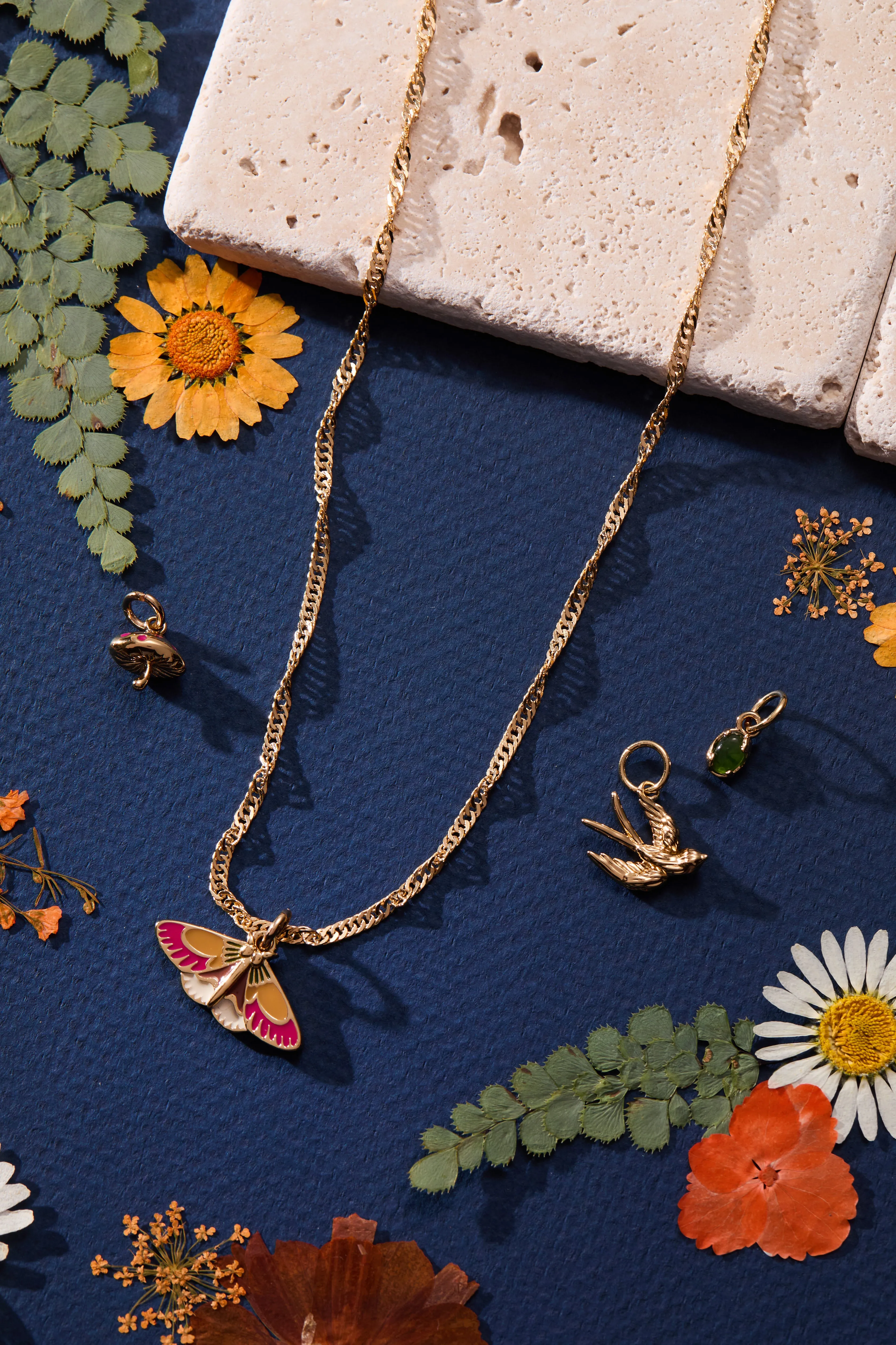 Woodland Swallow & Stone Charm Duo Set sold by Alex and Ani product image thumbnail 3