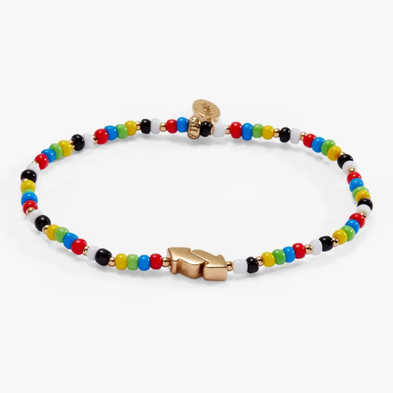 UNO™ Reverse Color Beaded Stretch Bracelet sold by Alex and Ani