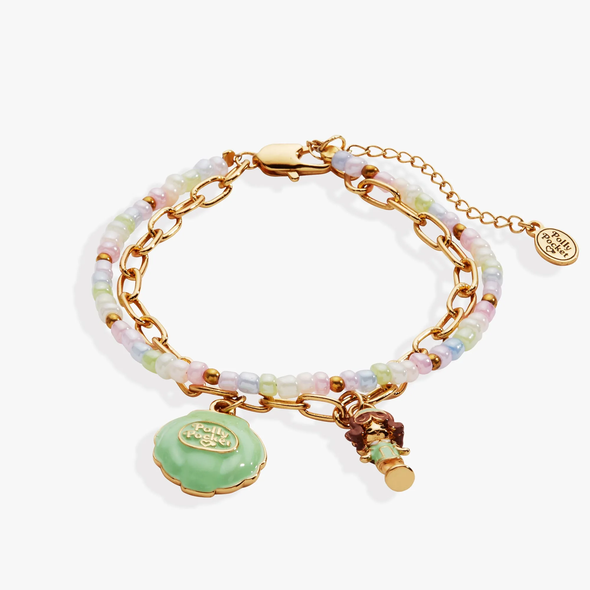 Polly Pocket™ 2 Row Charm Bracelet sold by Alex and Ani