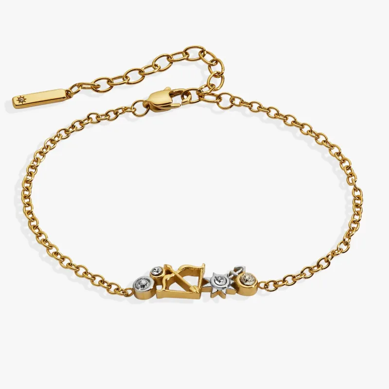 Sagittarius Zodiac Inline Bracelet sold by Alex and Ani