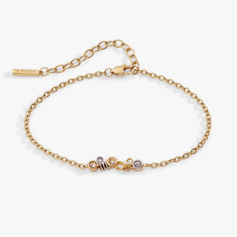 Scorpio Zodiac Inline Bracelet sold by Alex and Ani