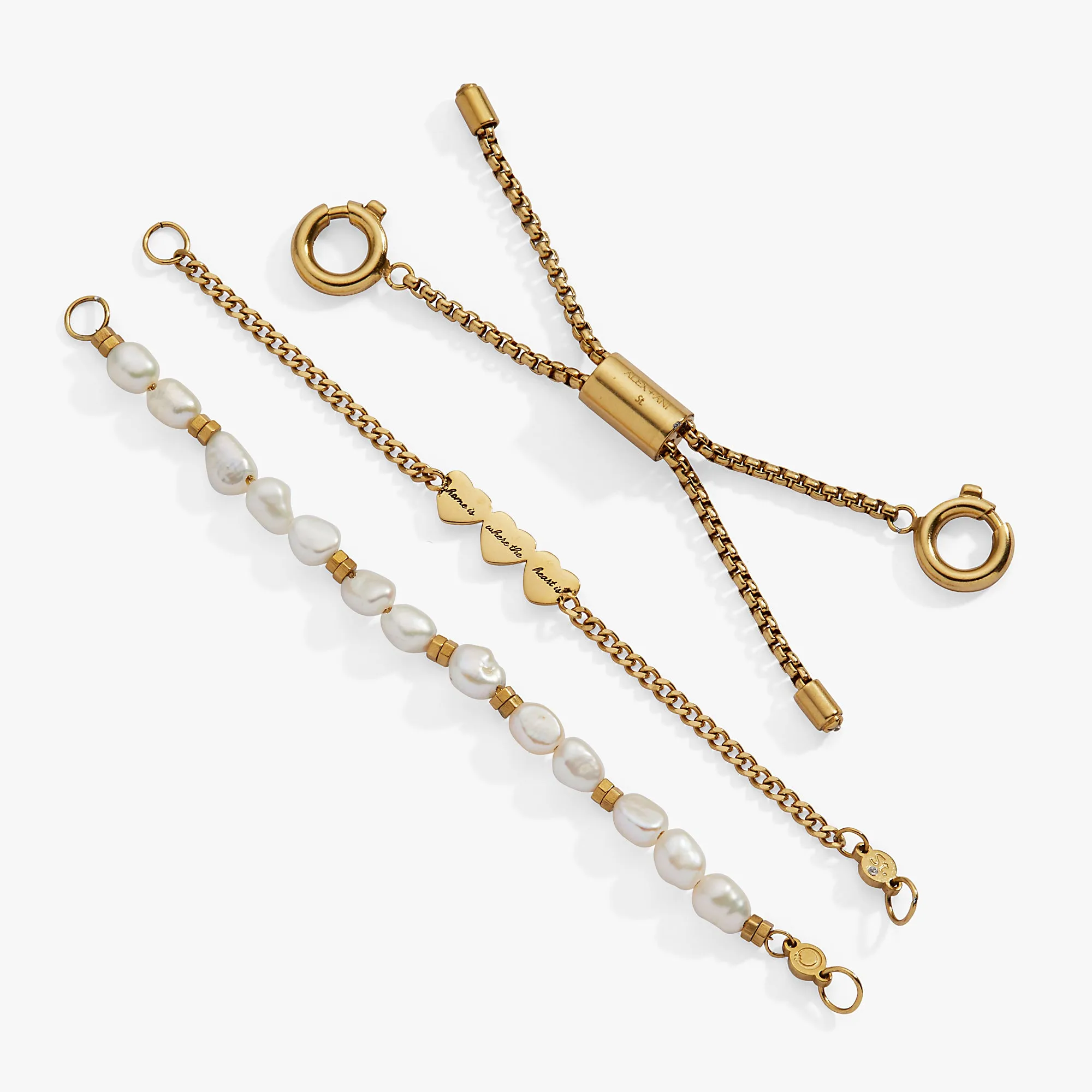 'Home Is Where The Heart Is' Pearl Stranded™ Bracelet Set sold by Alex and Ani product image thumbnail 5