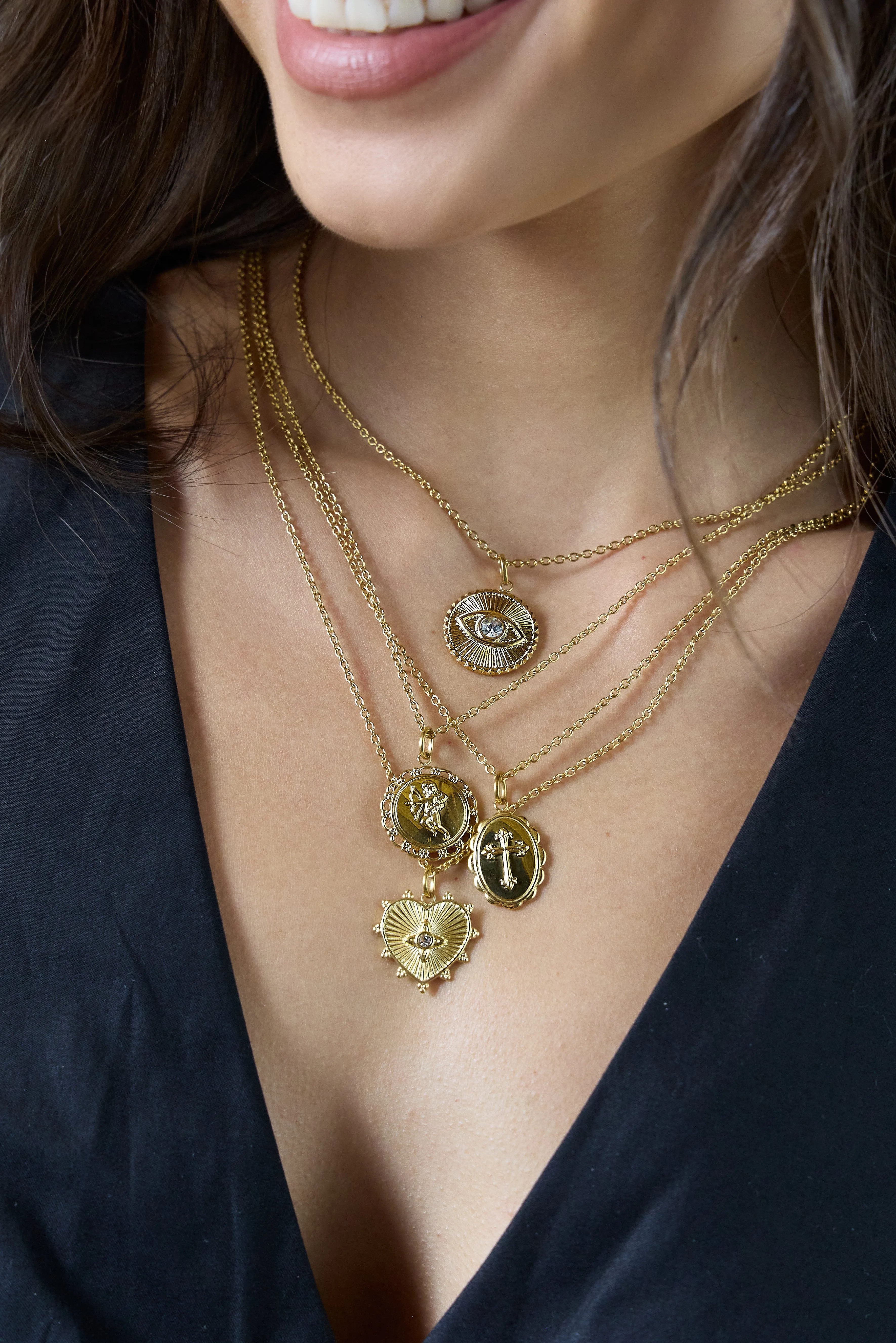 Evil Eye Crystal Pendant Necklace sold by Alex and Ani product image thumbnail 2