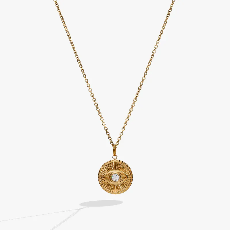 Evil Eye Crystal Pendant Necklace sold by Alex and Ani