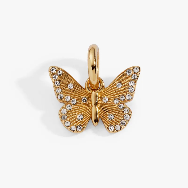 Butterfly + Crystal Interchangeable Charm sold by Alex and Ani
