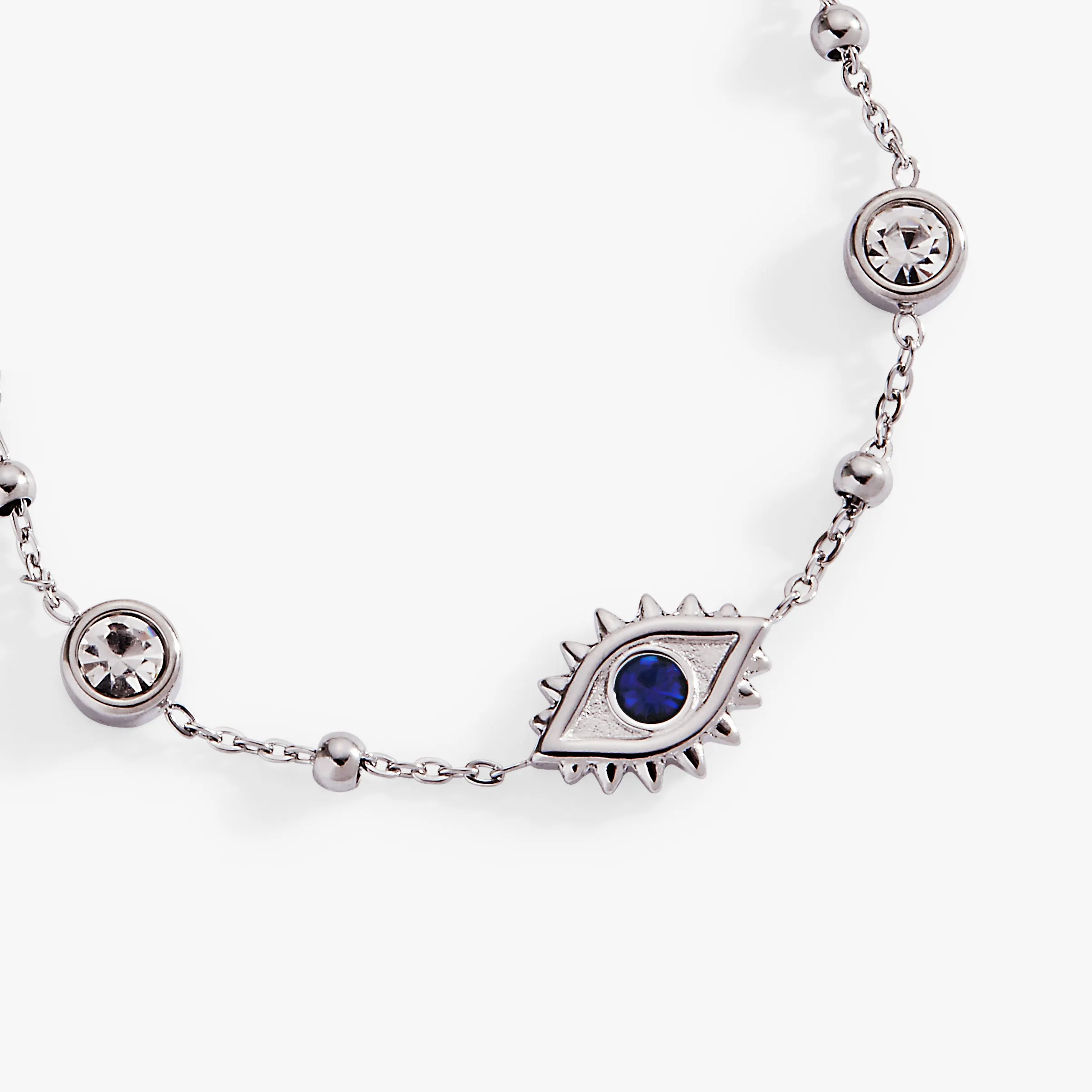 Evil Eye Crystal Stone Chain Bracelet sold by Alex and Ani product image thumbnail 5
