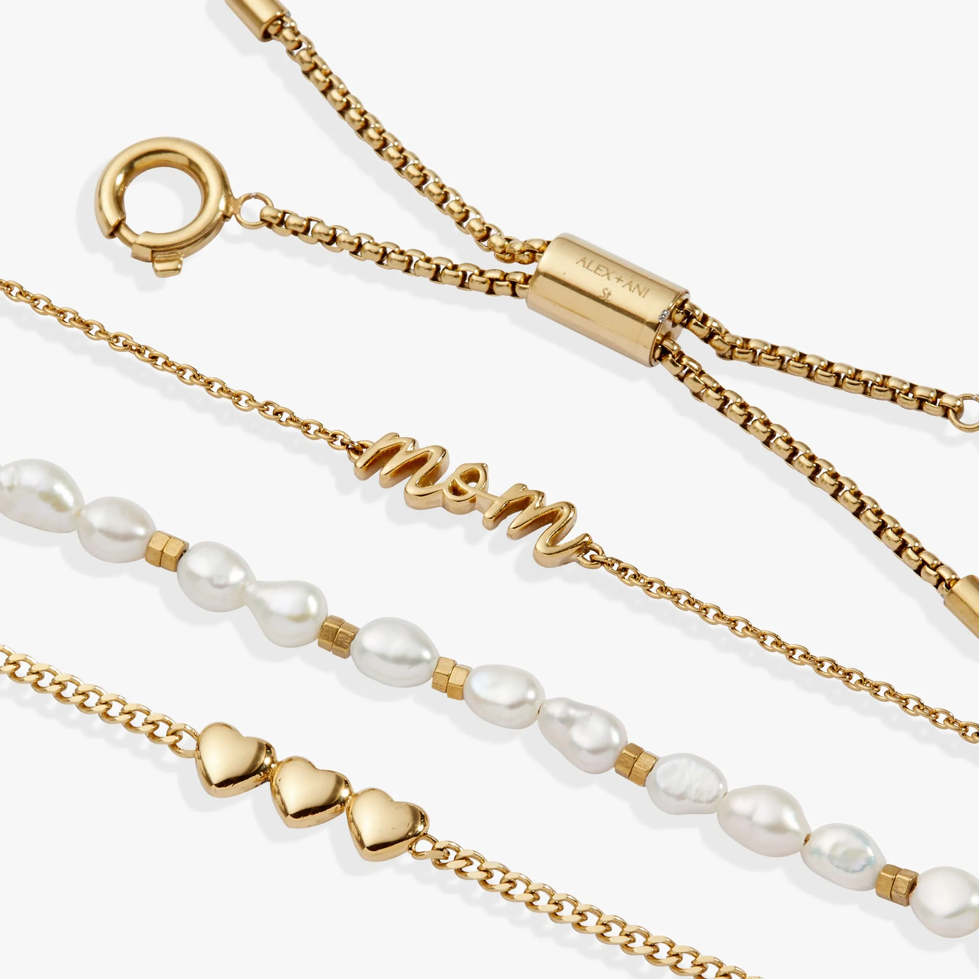 Mom 'Home Is Where The Heart Is' Stranded™ Bracelet Set sold by Alex and Ani product image thumbnail 5