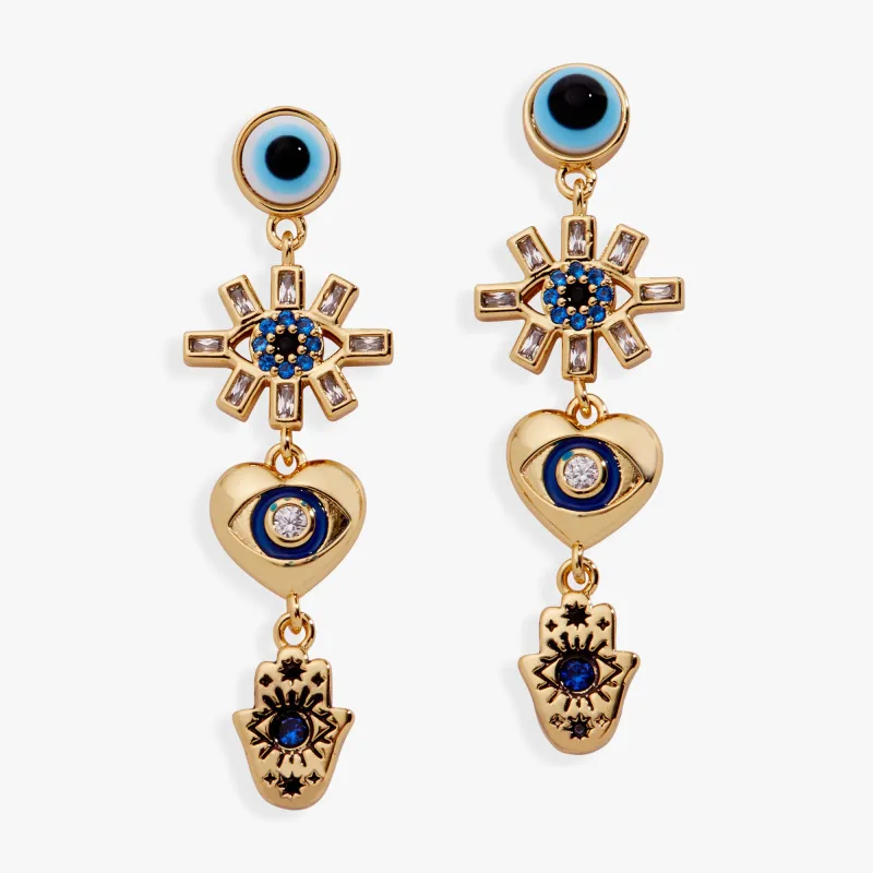 Evil Eye Linear Earring sold by Alex and Ani