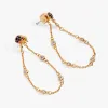 Evil Eye Front to Back Chain Earring sold by Alex and Ani