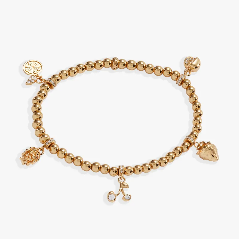 Fall Harvest Charm Stretch Bracelet sold by Alex and Ani