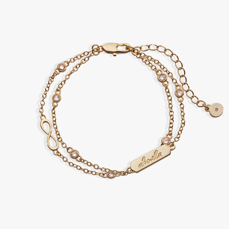 Abuela Infinity Chain Double Strand Bracelet sold by Alex and Ani