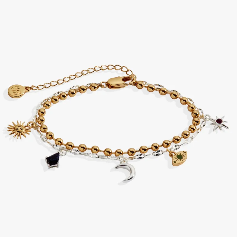 Moon Magic 2 Row Charm Bracelet sold by Alex and Ani