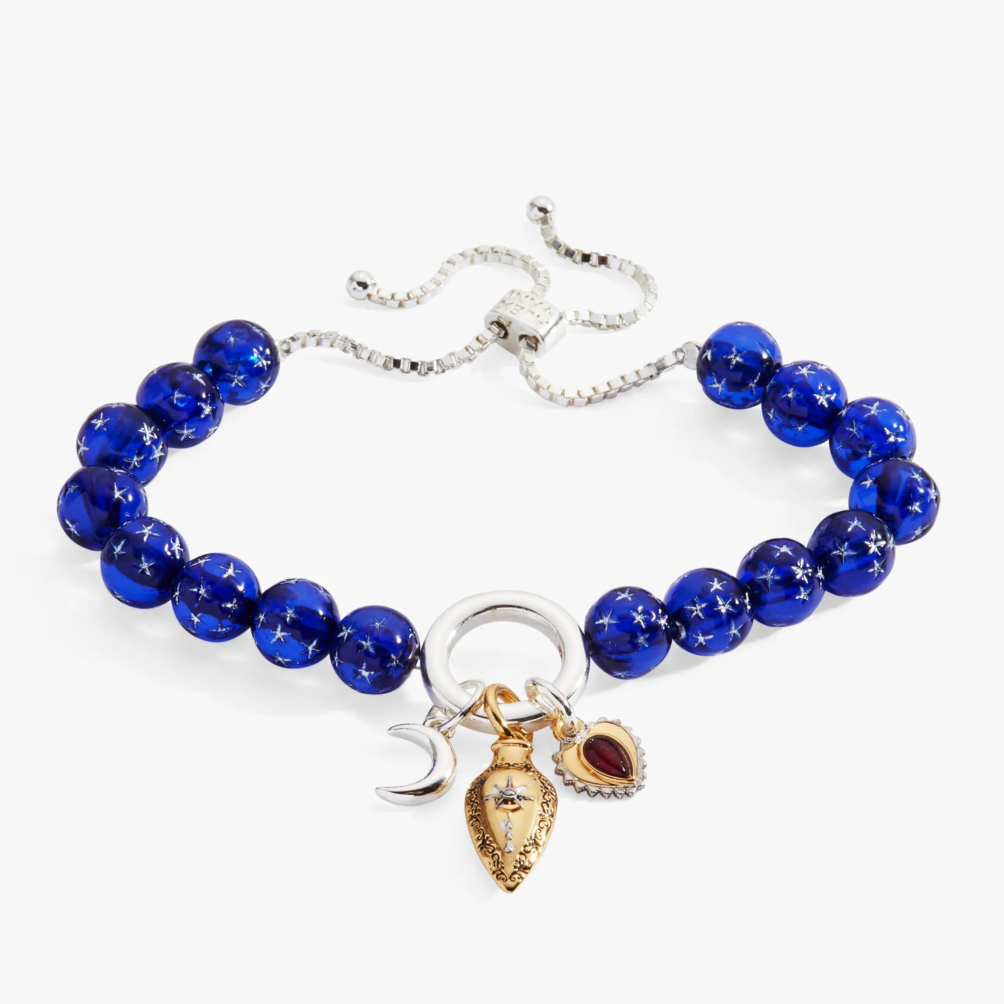 Moon Magic Beaded Charm Bolo Bracelet sold by Alex and Ani