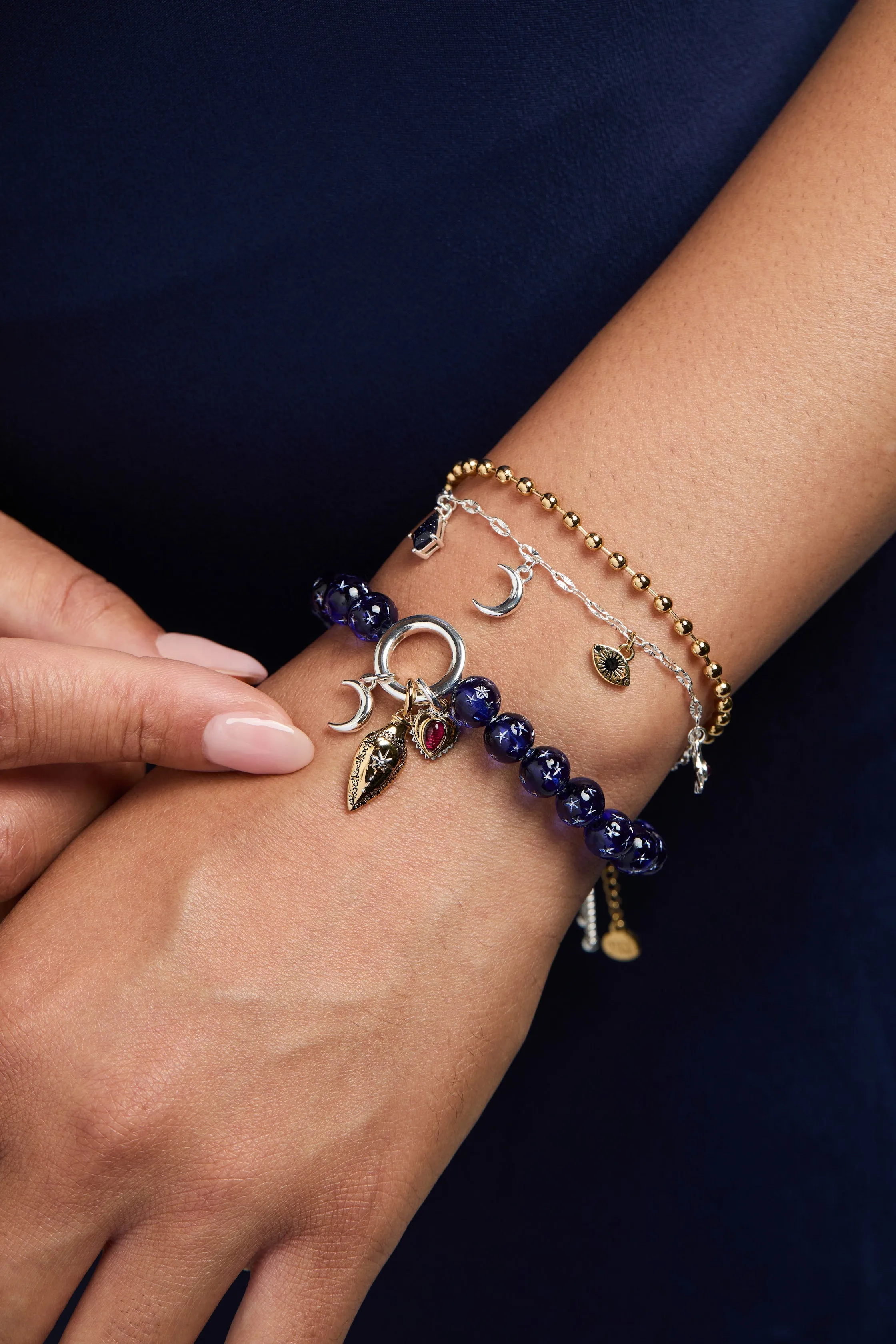 Moon Magic Beaded Charm Bolo Bracelet sold by Alex and Ani product image thumbnail 2