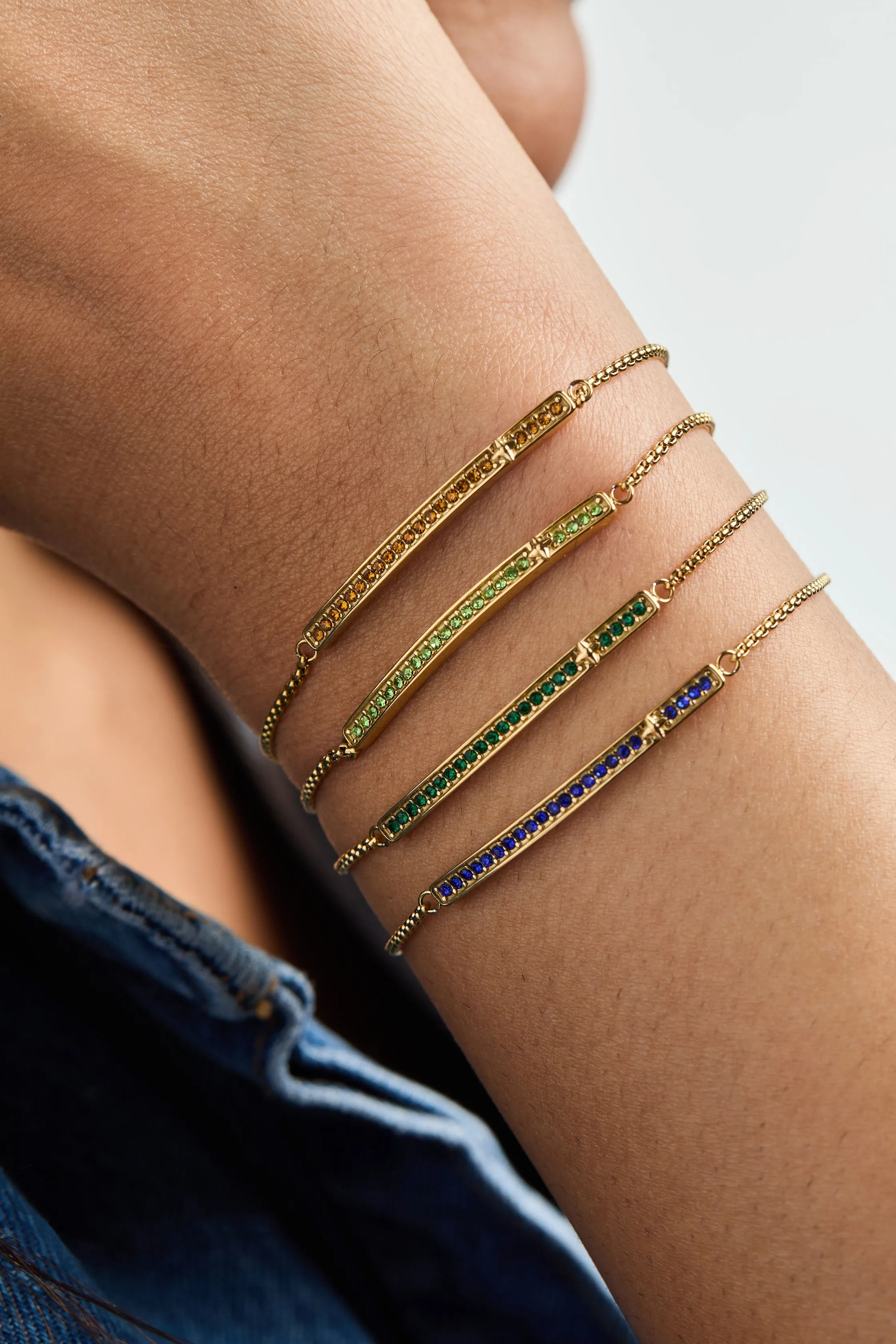 May Everyday Birthstone Pave Bolo Bracelet sold by Alex and Ani product image thumbnail 2