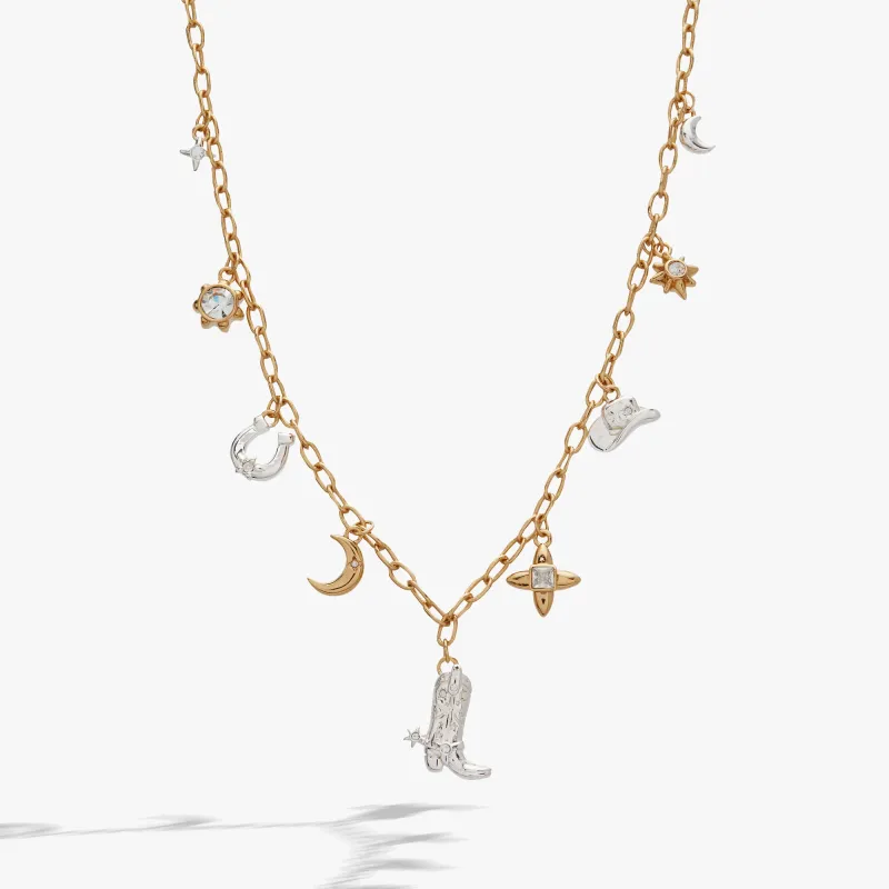 Cosmic Cowgirl Charm Necklace sold by Alex and Ani