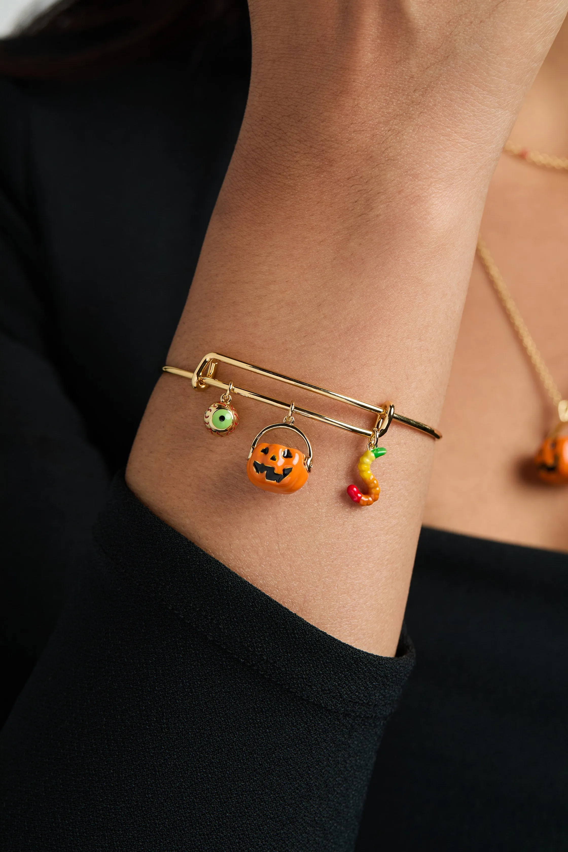 'Trick or Treat' Multi Charm Bangle sold by Alex and Ani product image thumbnail 3