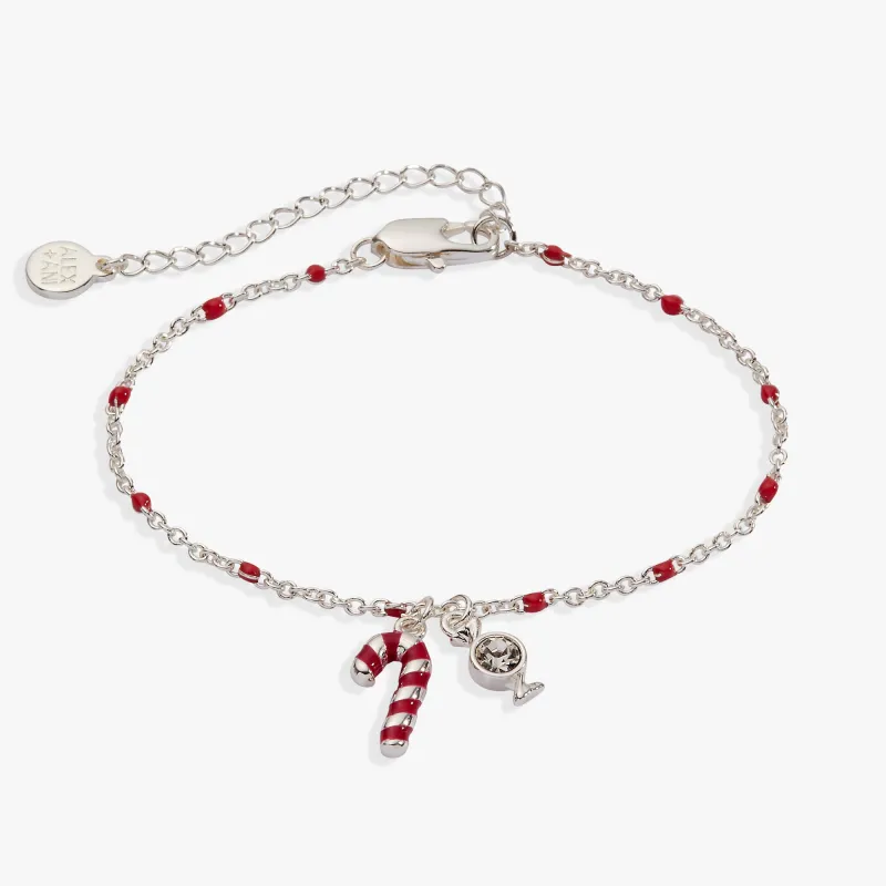 Candy Cane Beaded Chain Bracelet sold by Alex and Ani