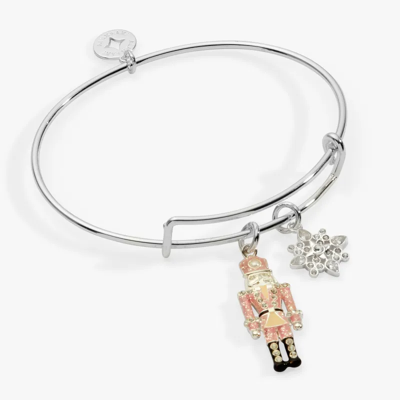 Nutcracker & Snowflake Charm Bangle sold by Alex and Ani