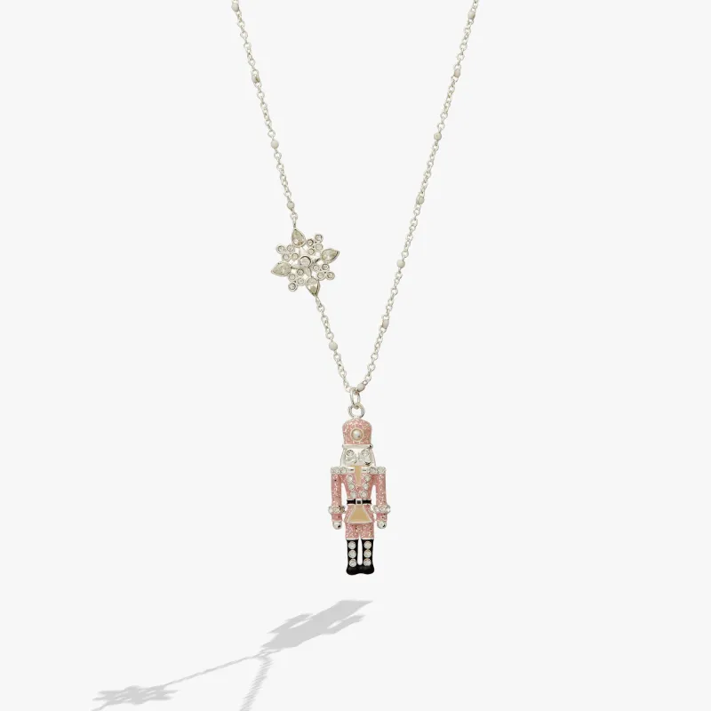 Nutcracker & Snowflake Pendant Nekclace sold by Alex and Ani