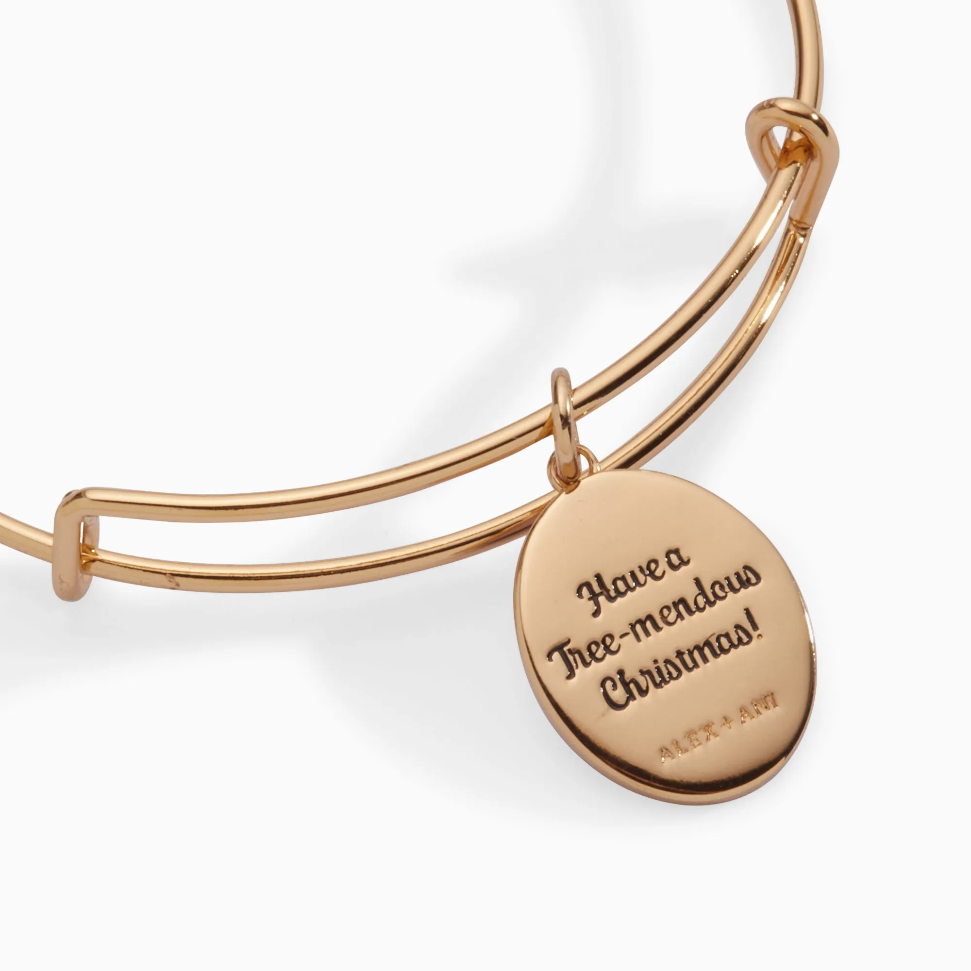 'Have A Tree-mendous Christmas' Charm Bangle sold by Alex and Ani product image thumbnail 2