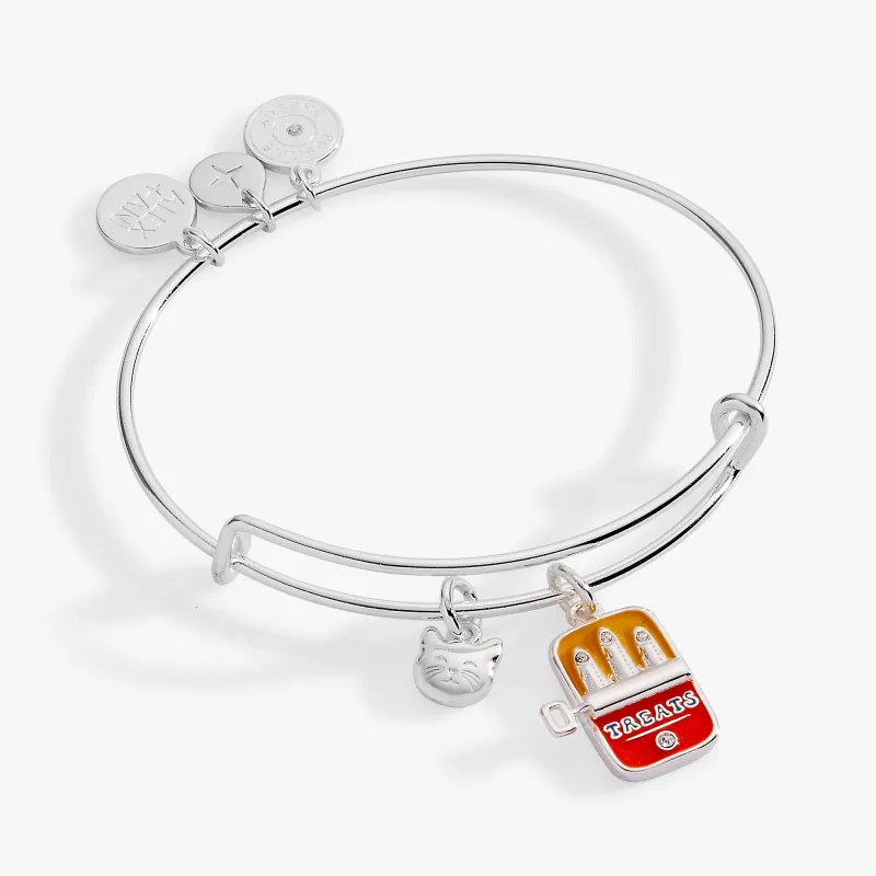 Cat & Sardine Tin Duo Charm Bangle sold by Alex and Ani