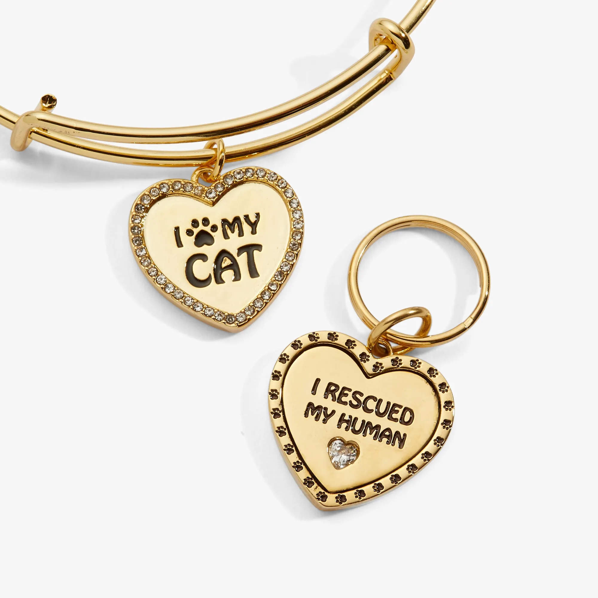 'I Love My Cat' Bangle & Pet Collar Charm Set of 2 sold by Alex and Ani product image thumbnail 3