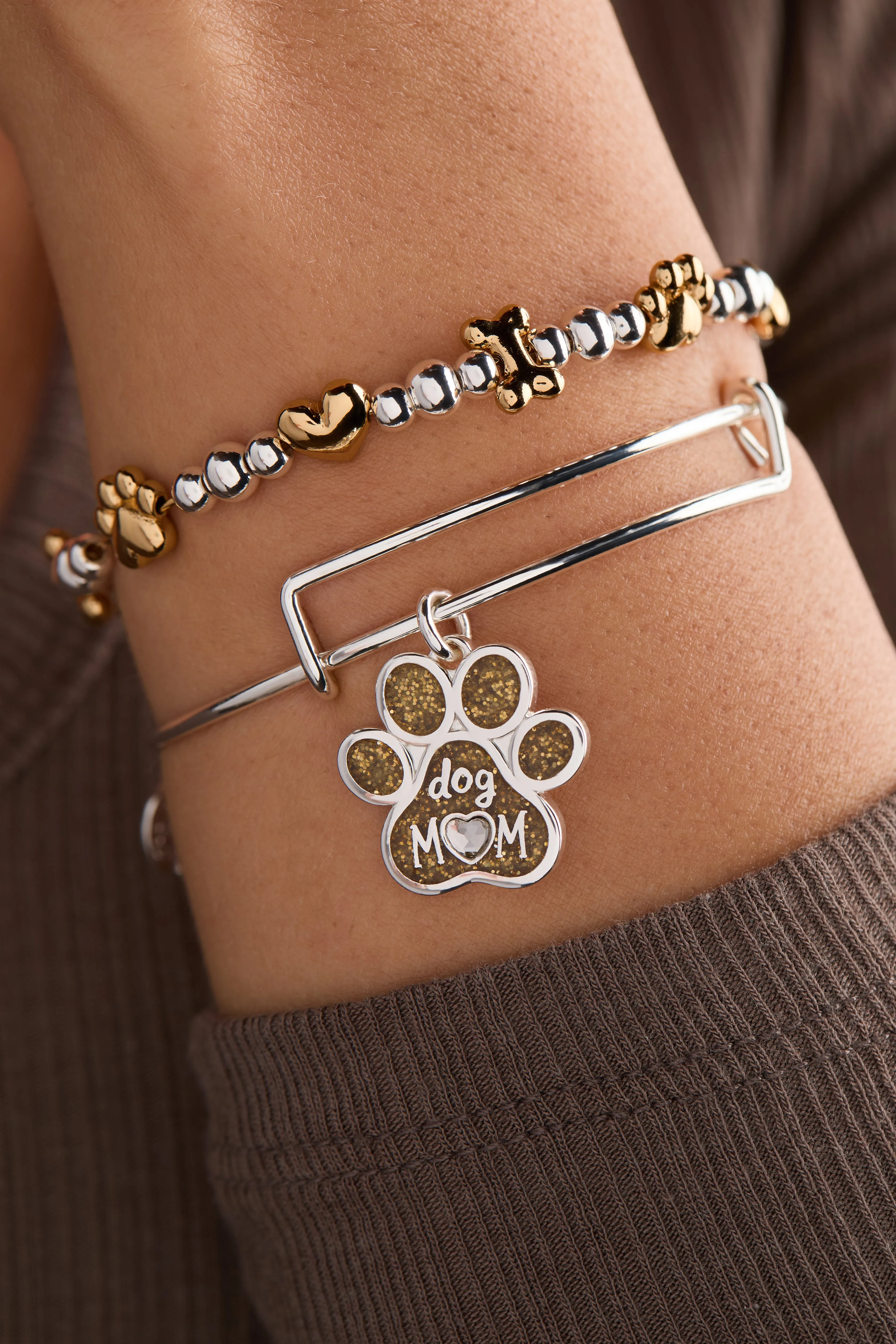 Dog Mom Charm Bangle sold by Alex and Ani product image thumbnail 2