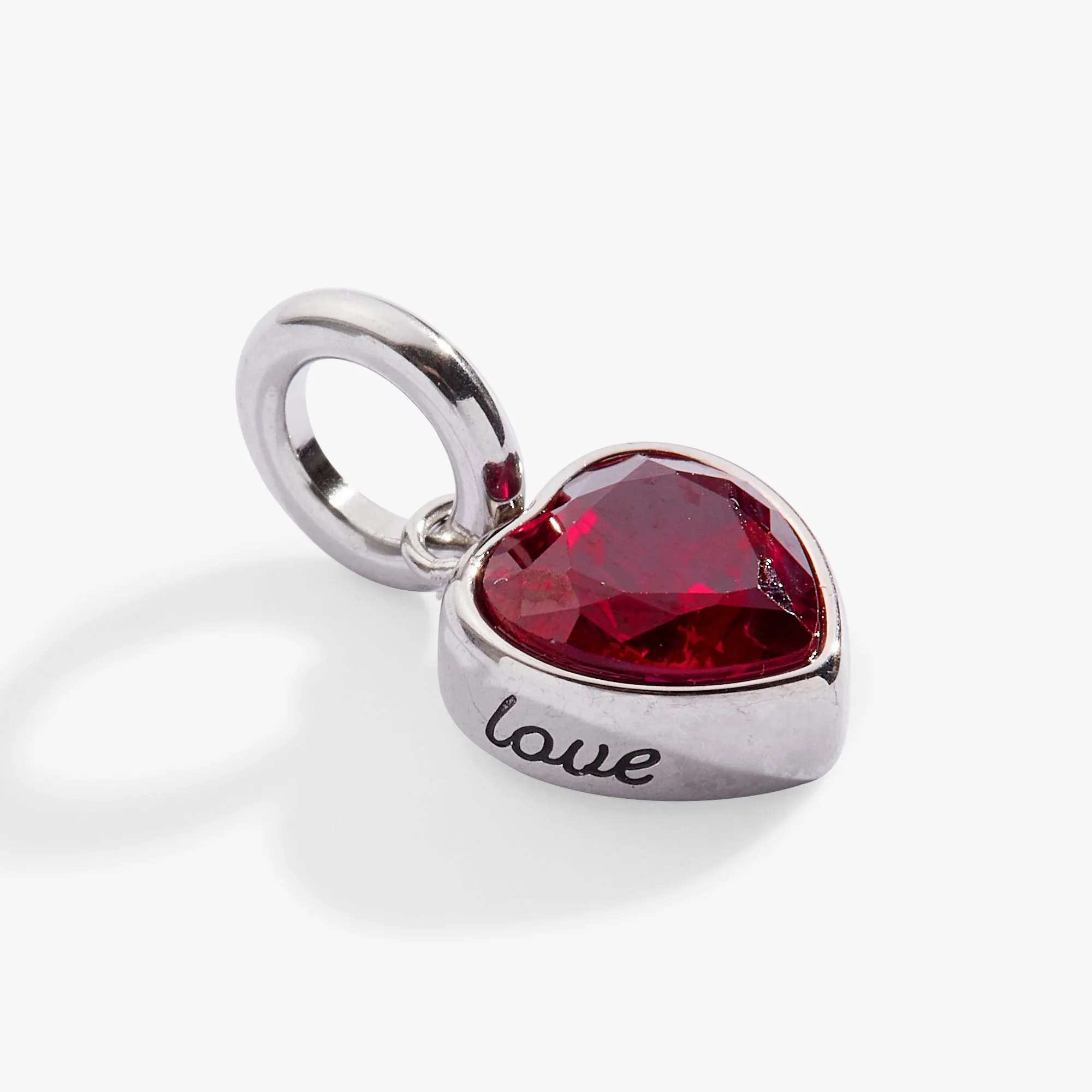 July 'Love' Heart Birthstone Charm sold by Alex and Ani product image thumbnail 4