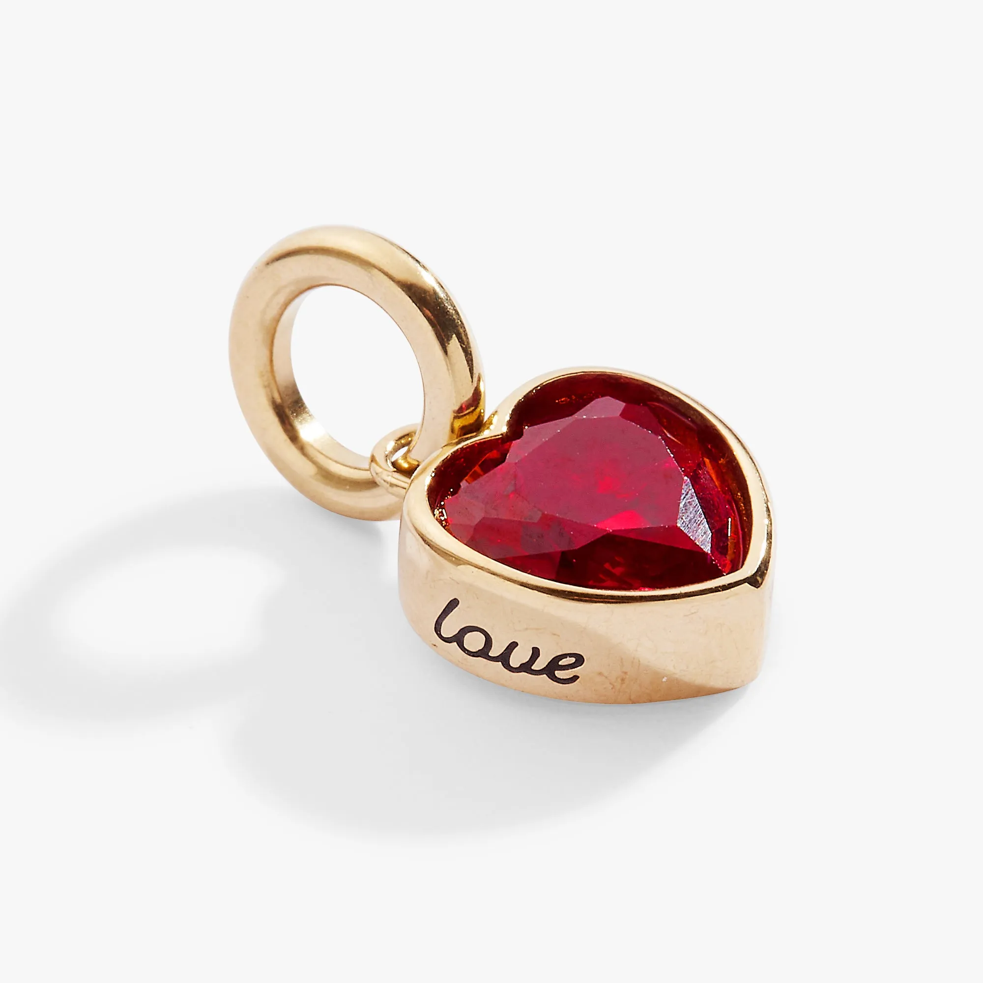 July 'Love' Heart Birthstone Charm sold by Alex and Ani product image thumbnail 3