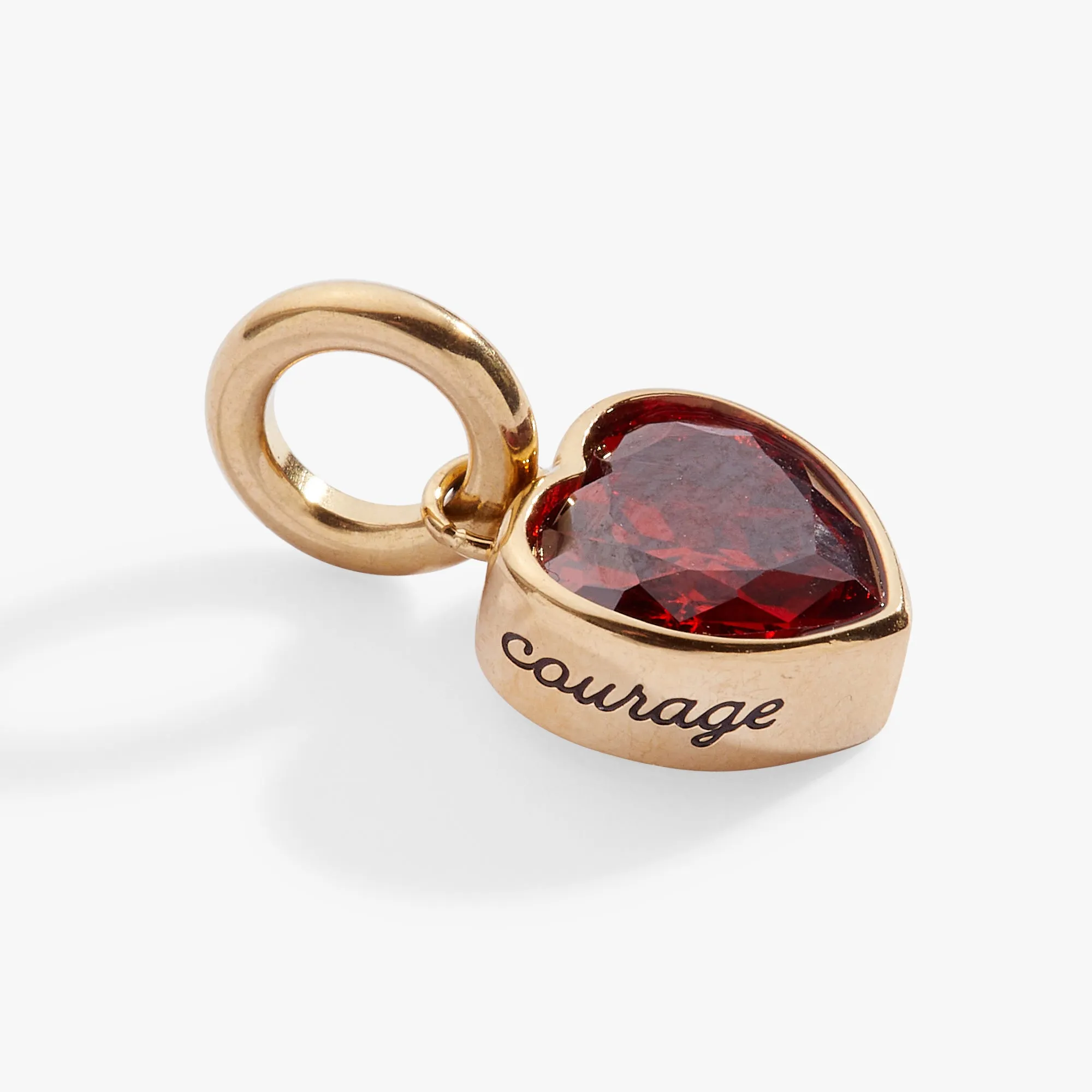 January 'Courage' Heart Birthstone Charm sold by Alex and Ani product image thumbnail 3