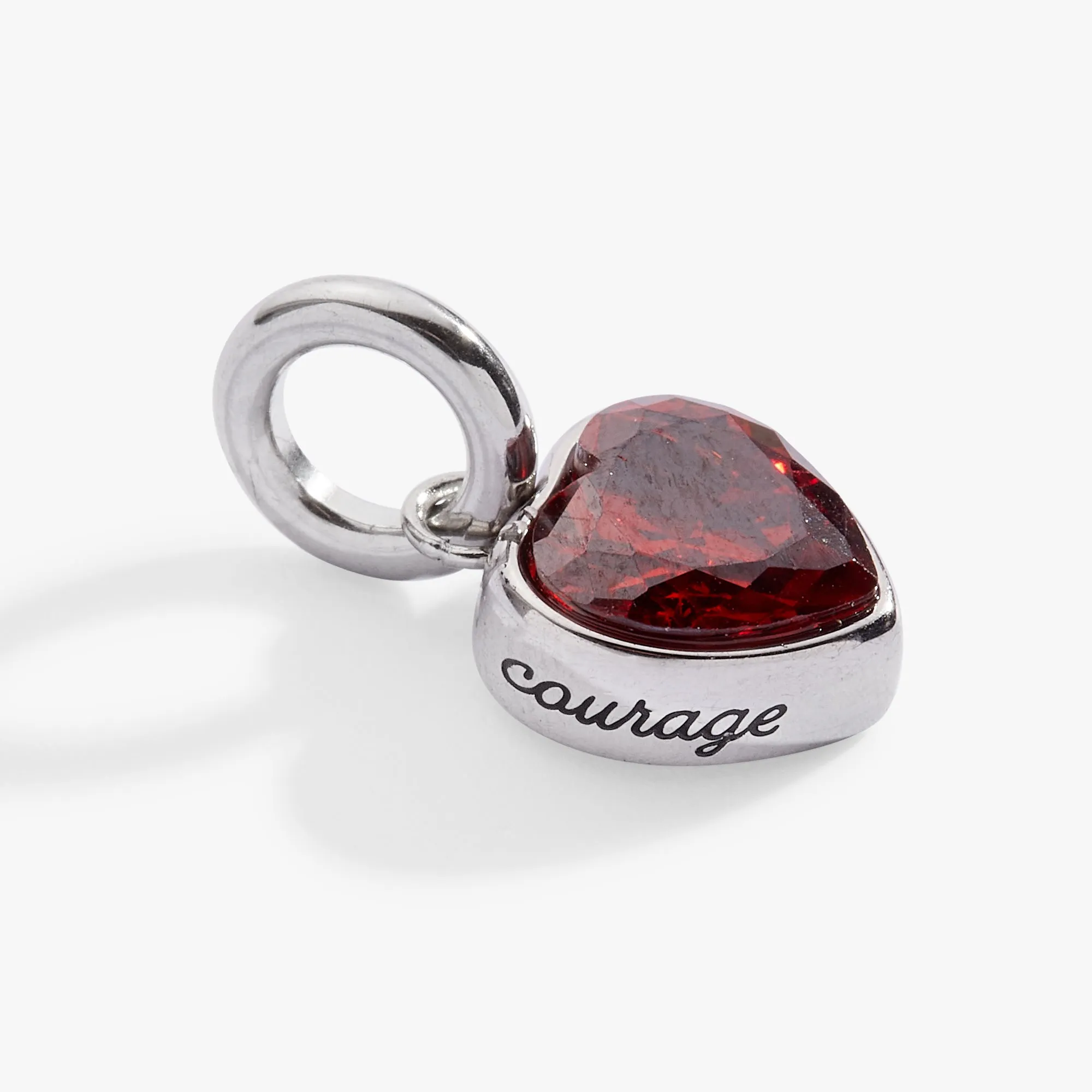 January 'Courage' Heart Birthstone Charm sold by Alex and Ani product image thumbnail 4
