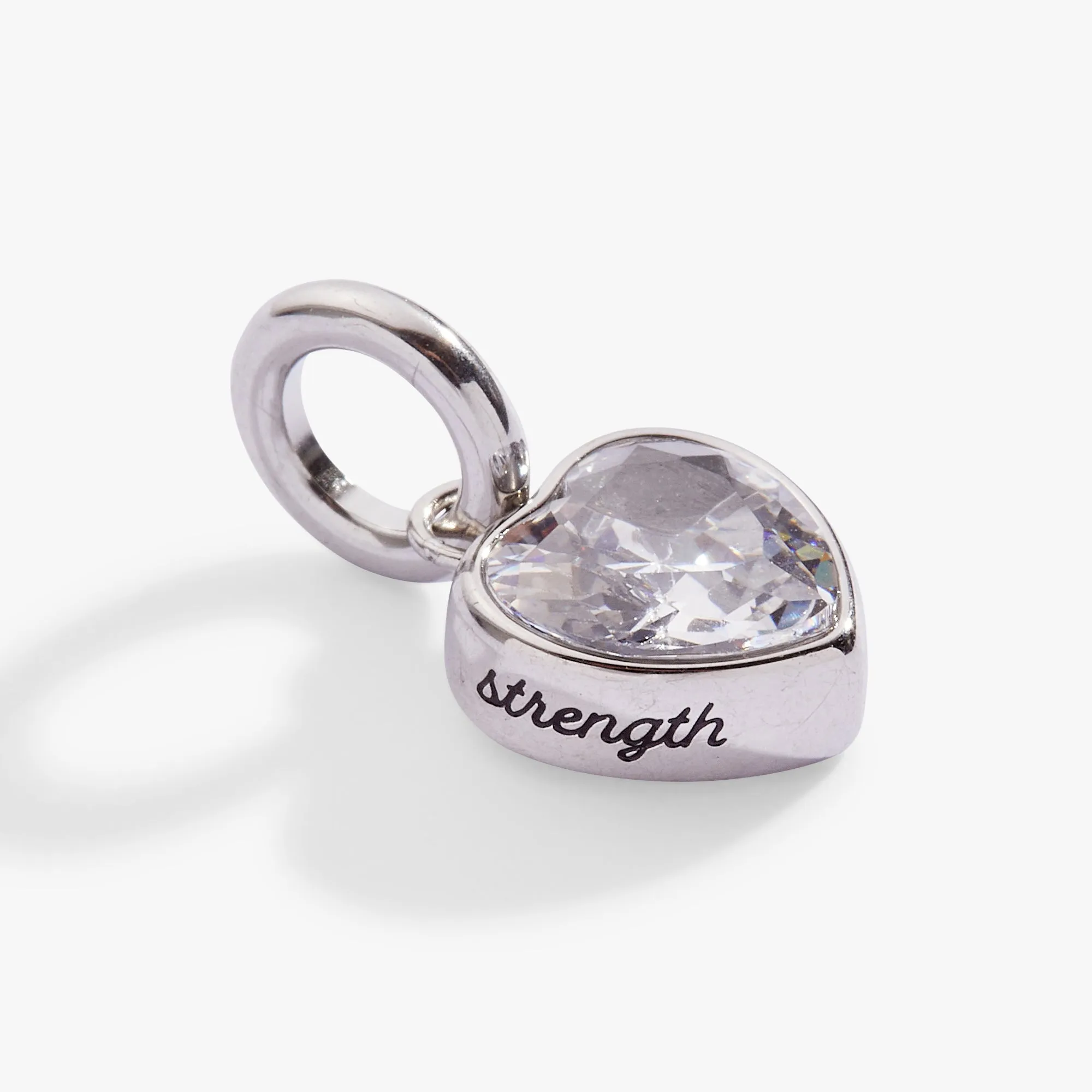 April 'Strength' Heart Birthstone Charm sold by Alex and Ani product image thumbnail 5
