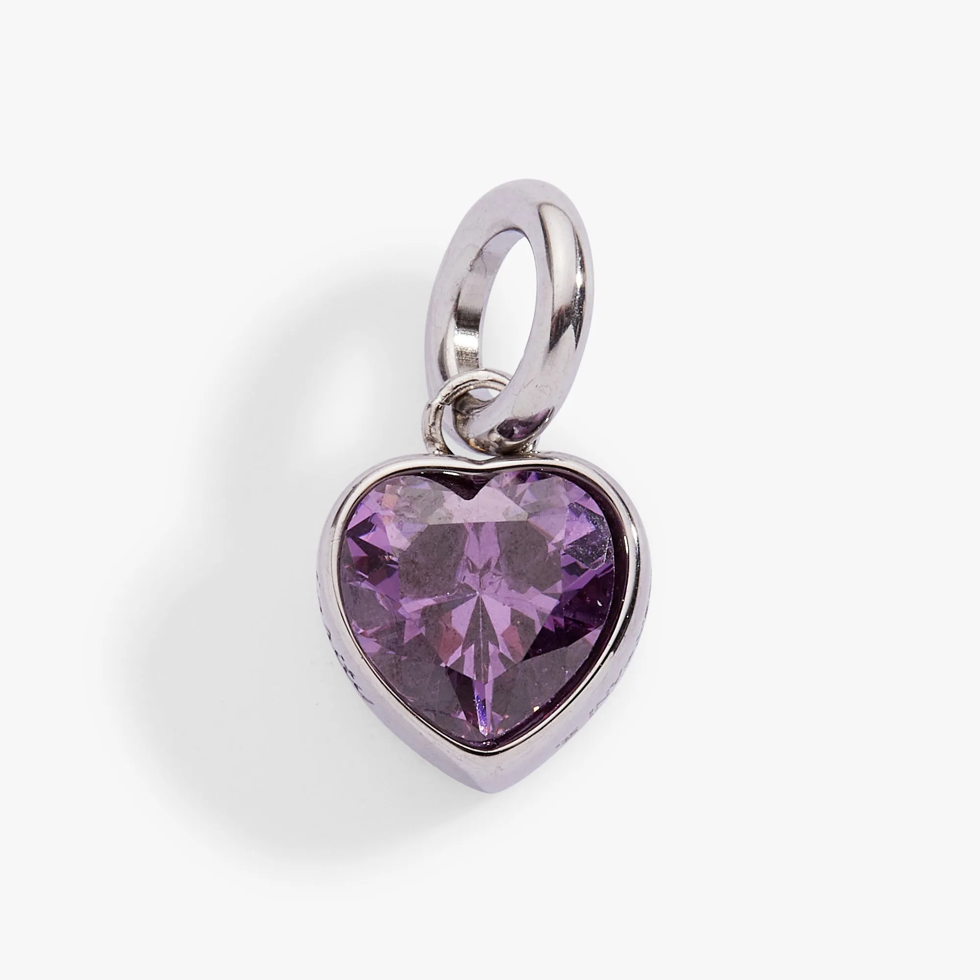 February 'Clarity' Heart Birthstone Charm sold by Alex and Ani product image thumbnail 4